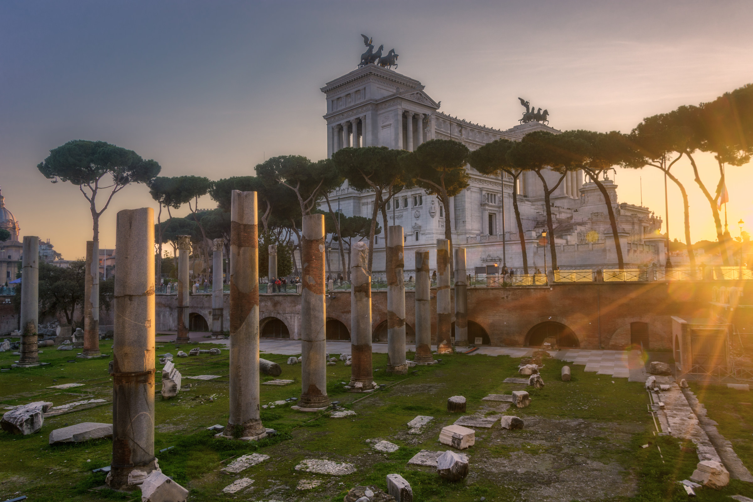 Sundown in the Ethernal City