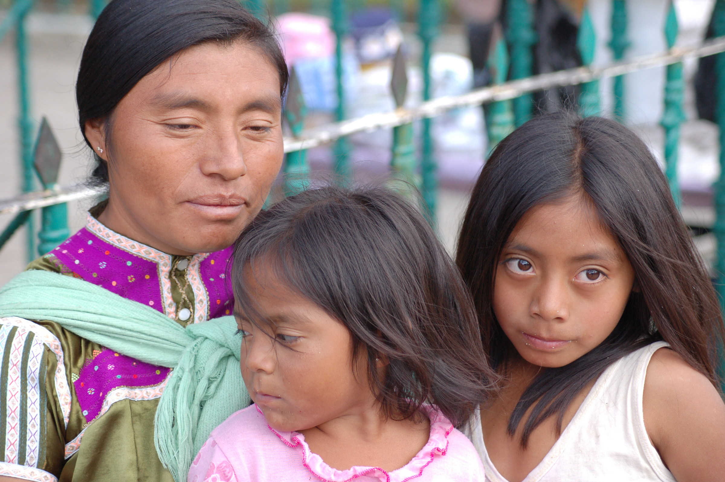 Portrait of Lacandona family