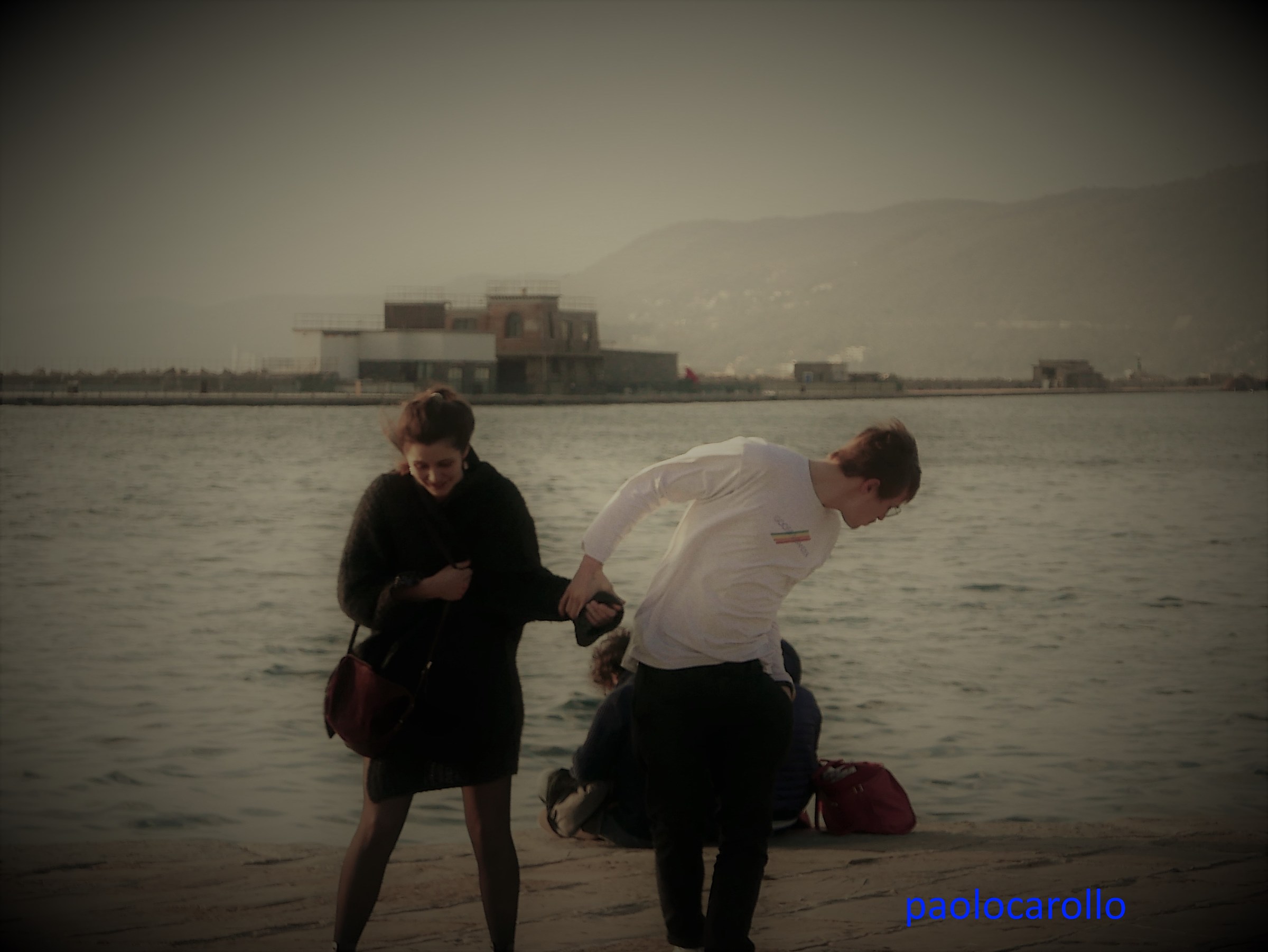 Trieste Molo Audace un pomeriggio