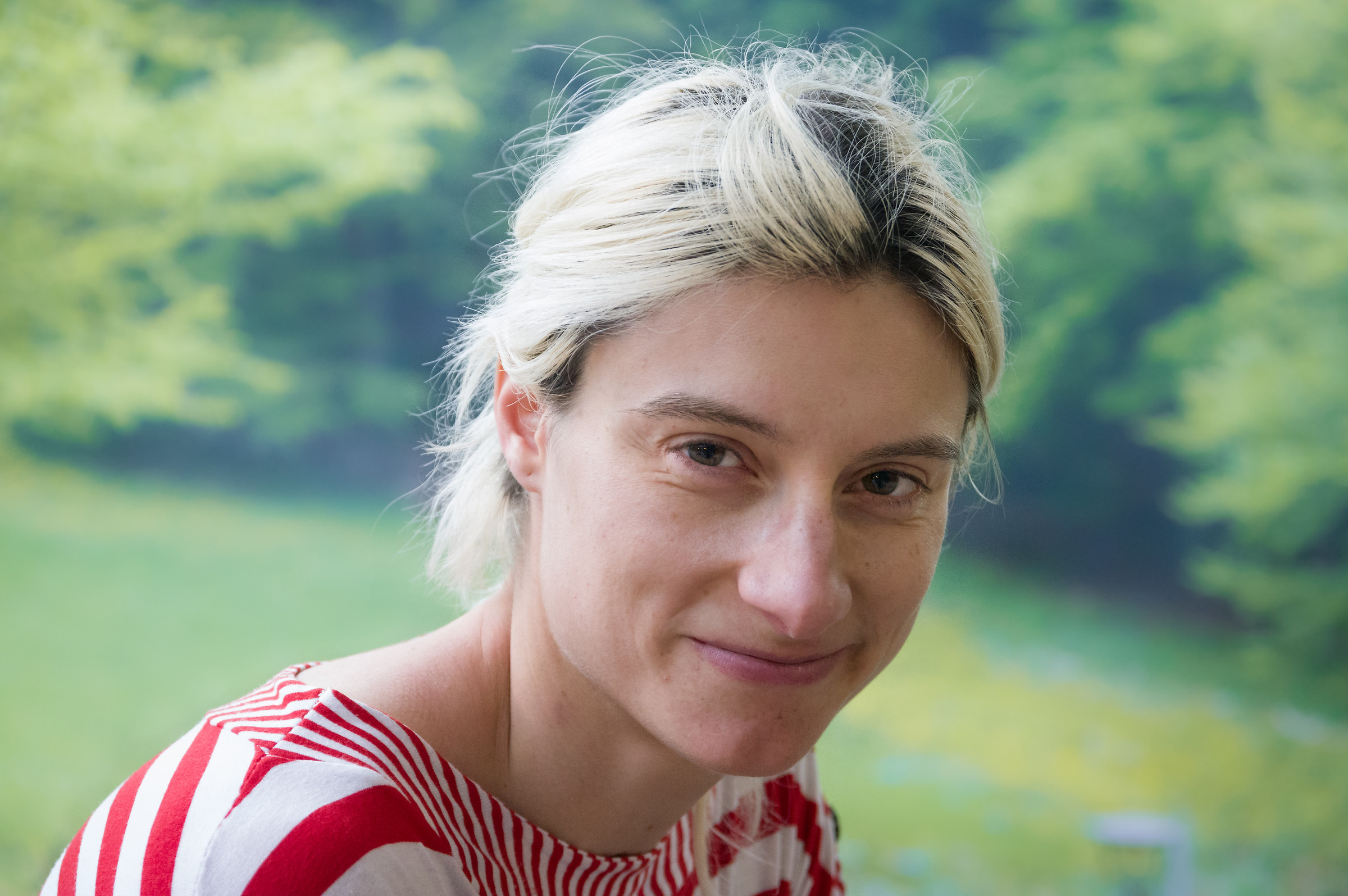 Portrait in the mountains