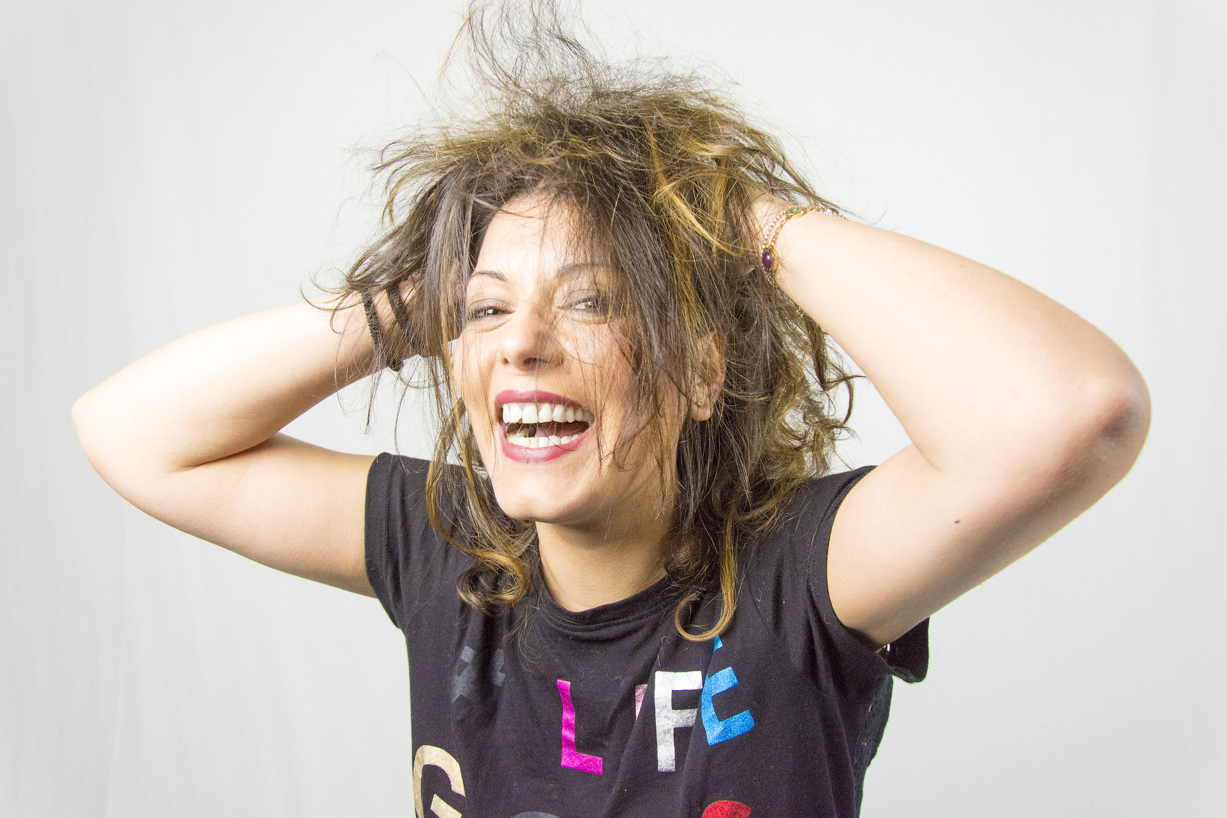 smile with your hair