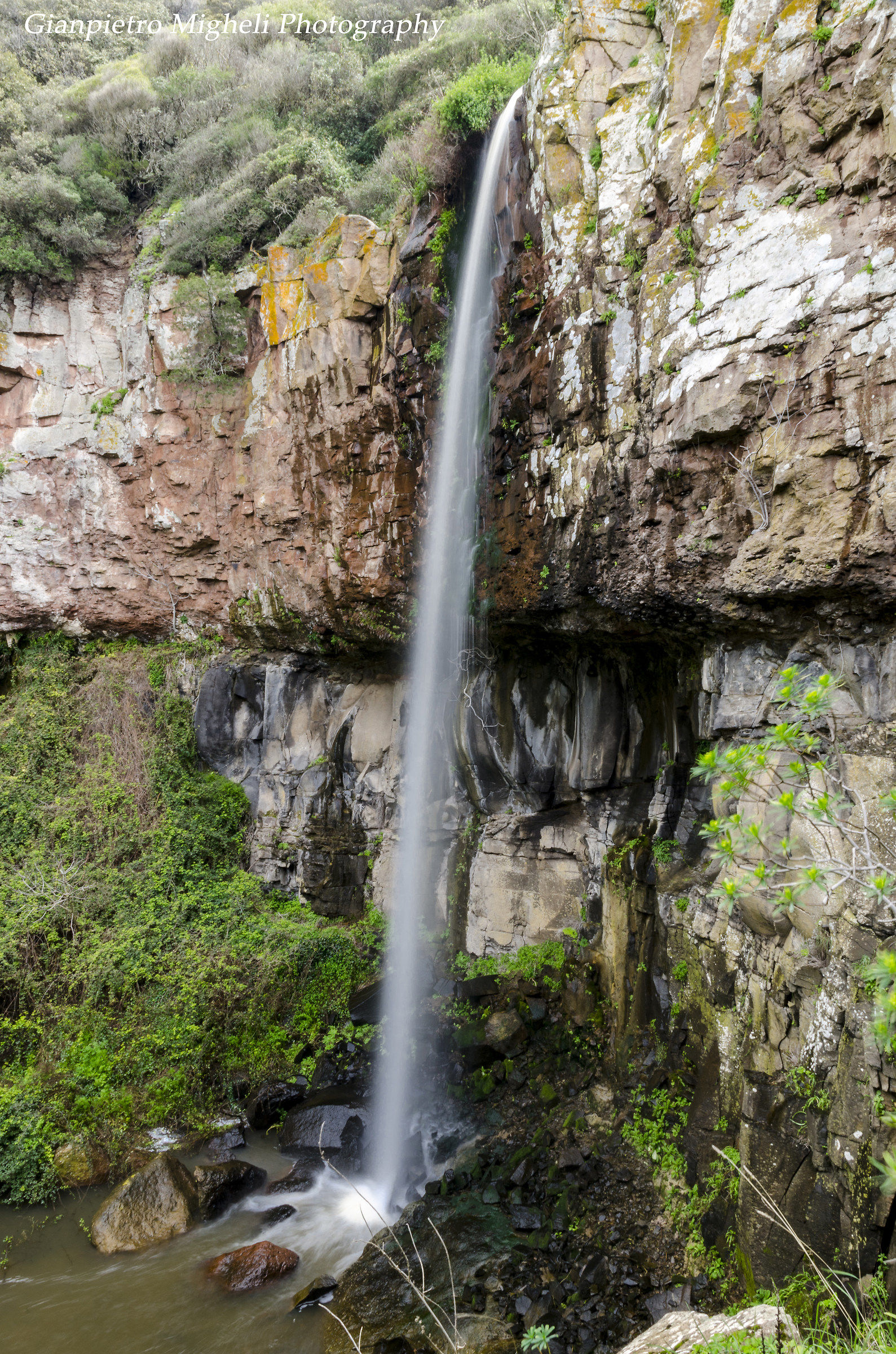 S'Istrampu waterfall and Su Segnore