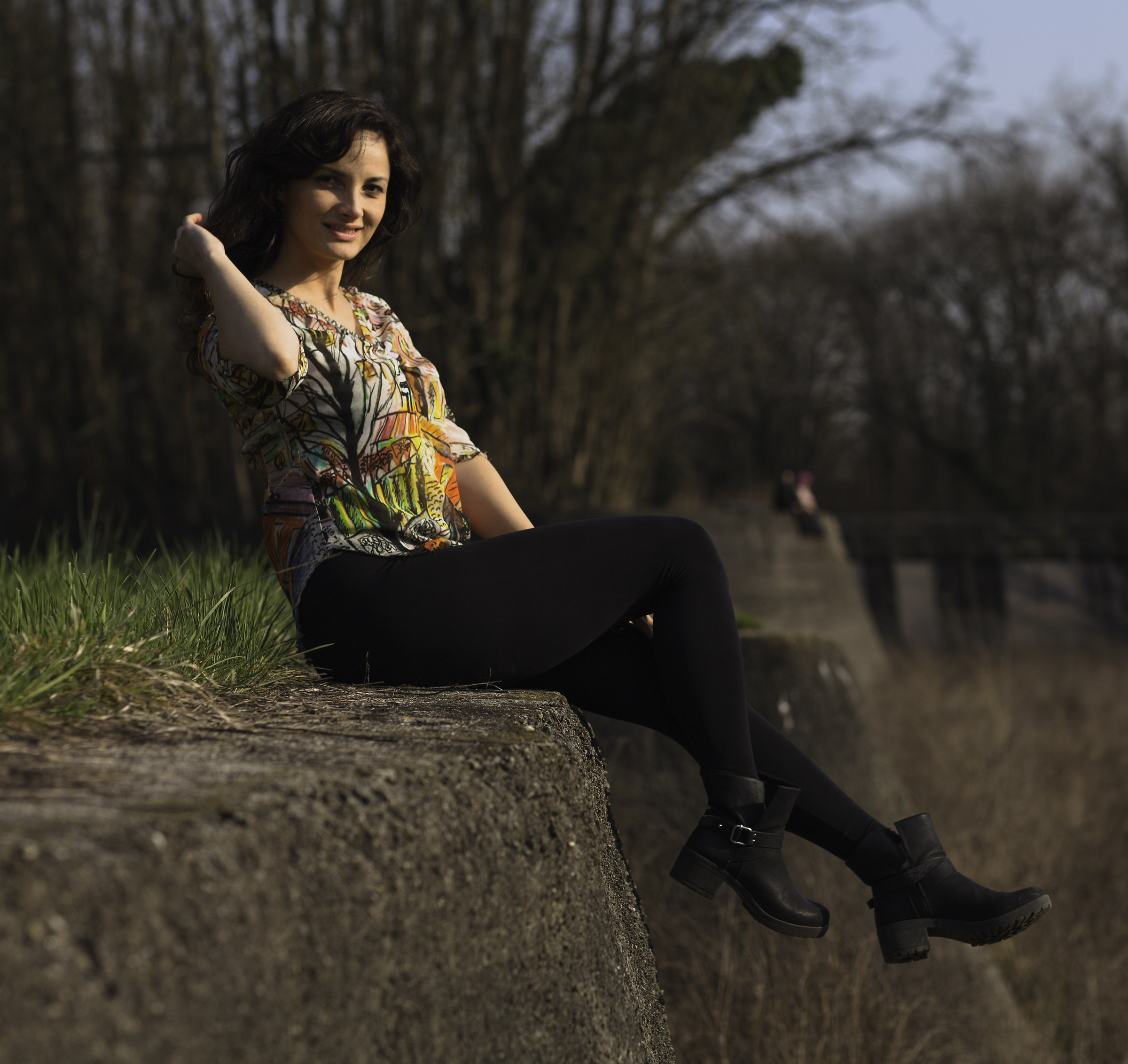 a beautiful woman...and lens!!