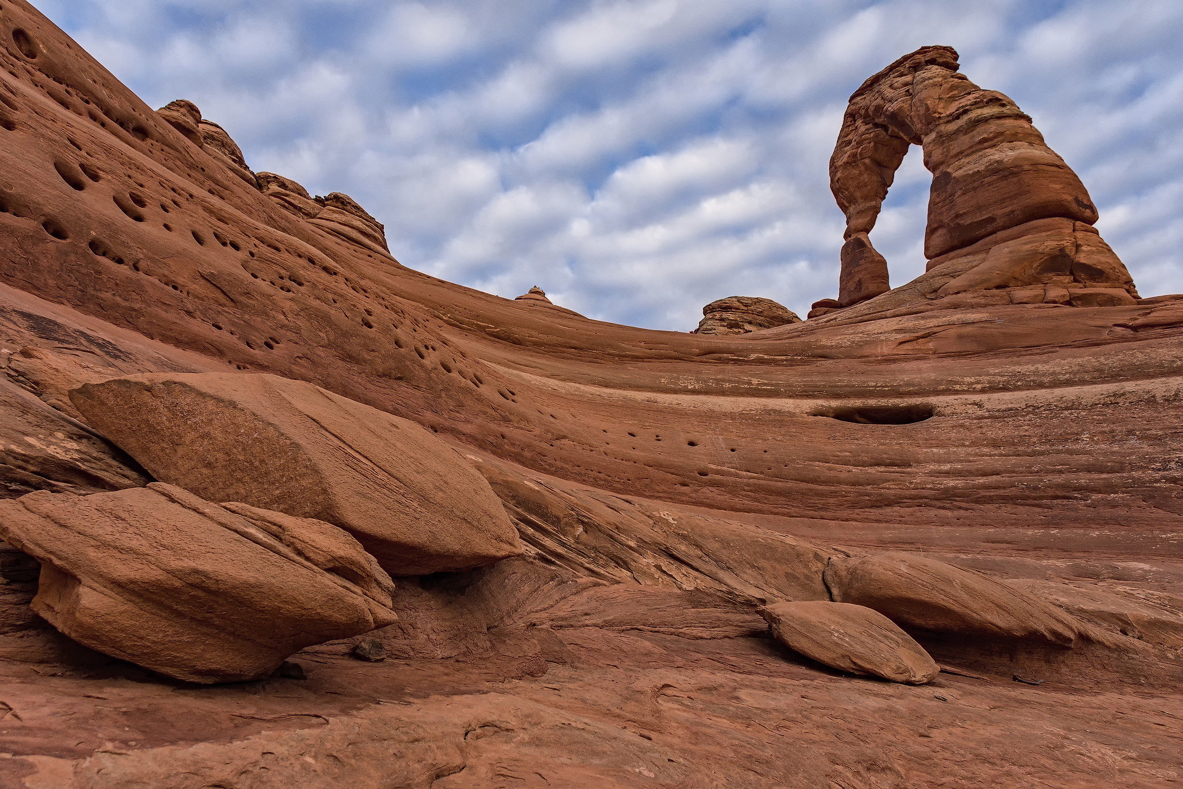 Delicate Arch da sotto
