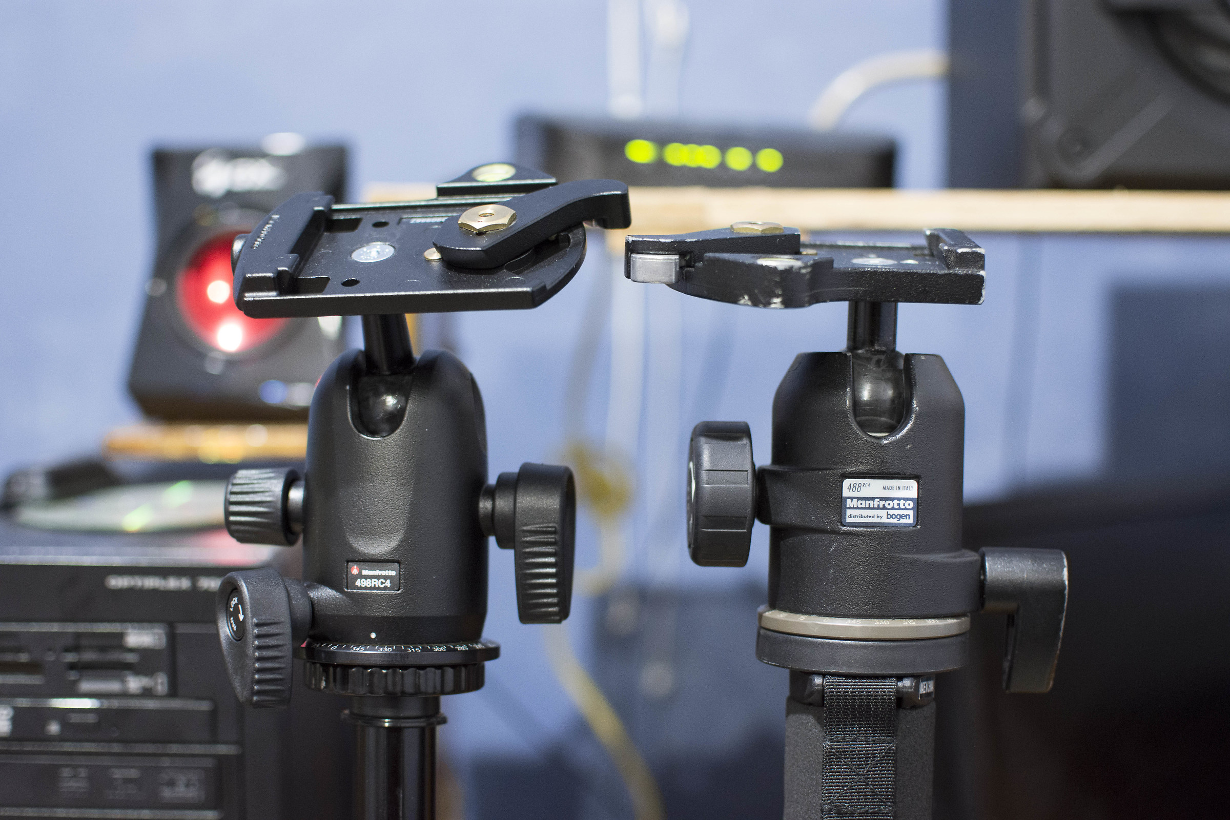 Manfrotto 2 generaciones 488 y 498 RC4