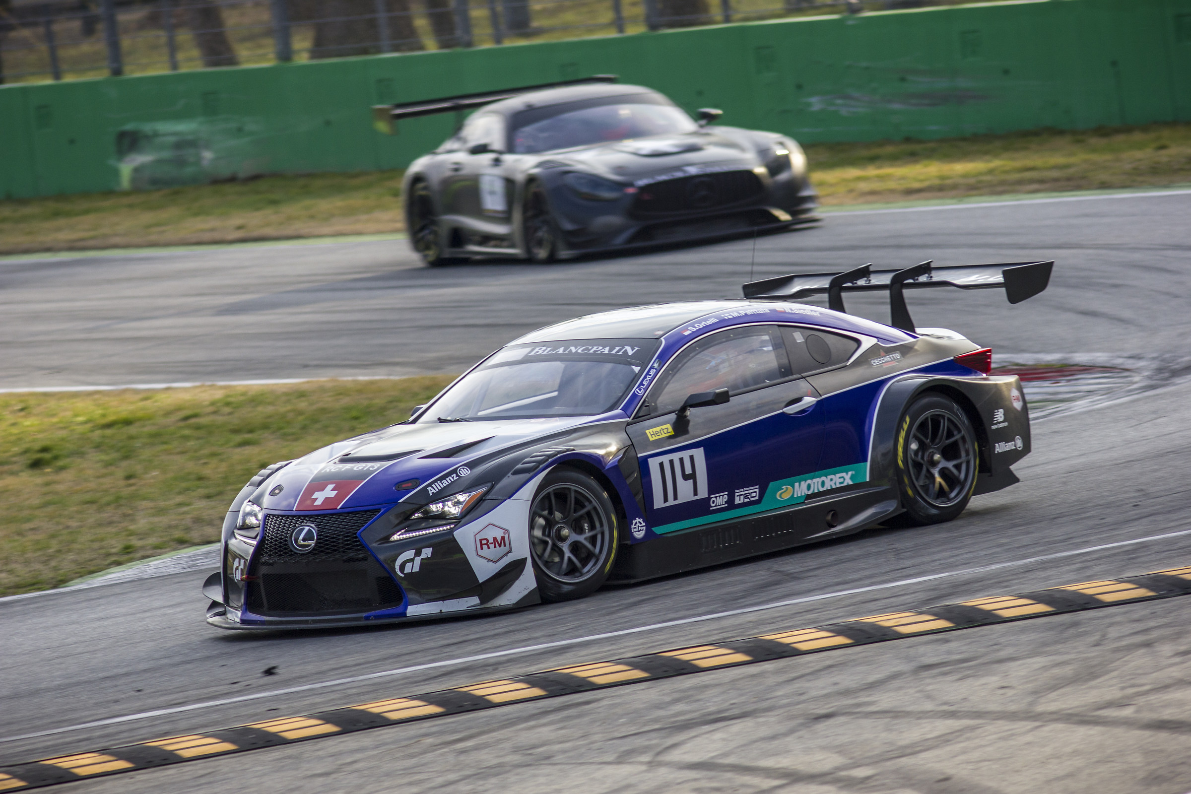 Lexus RC F GT3 ai test