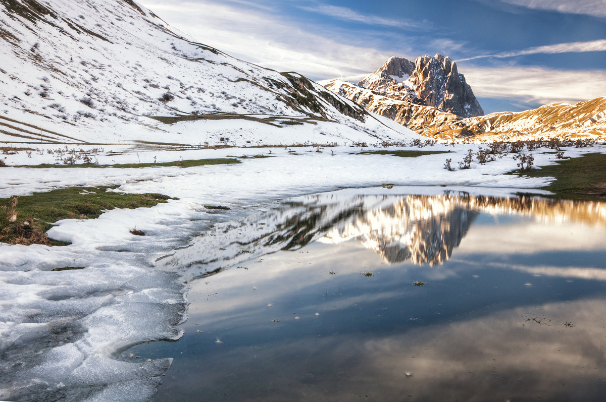 Primo inverno al lago di Pietranzoni