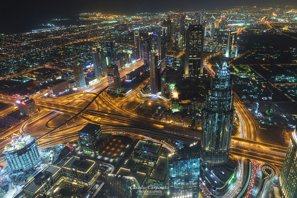 On the roof of Dubai