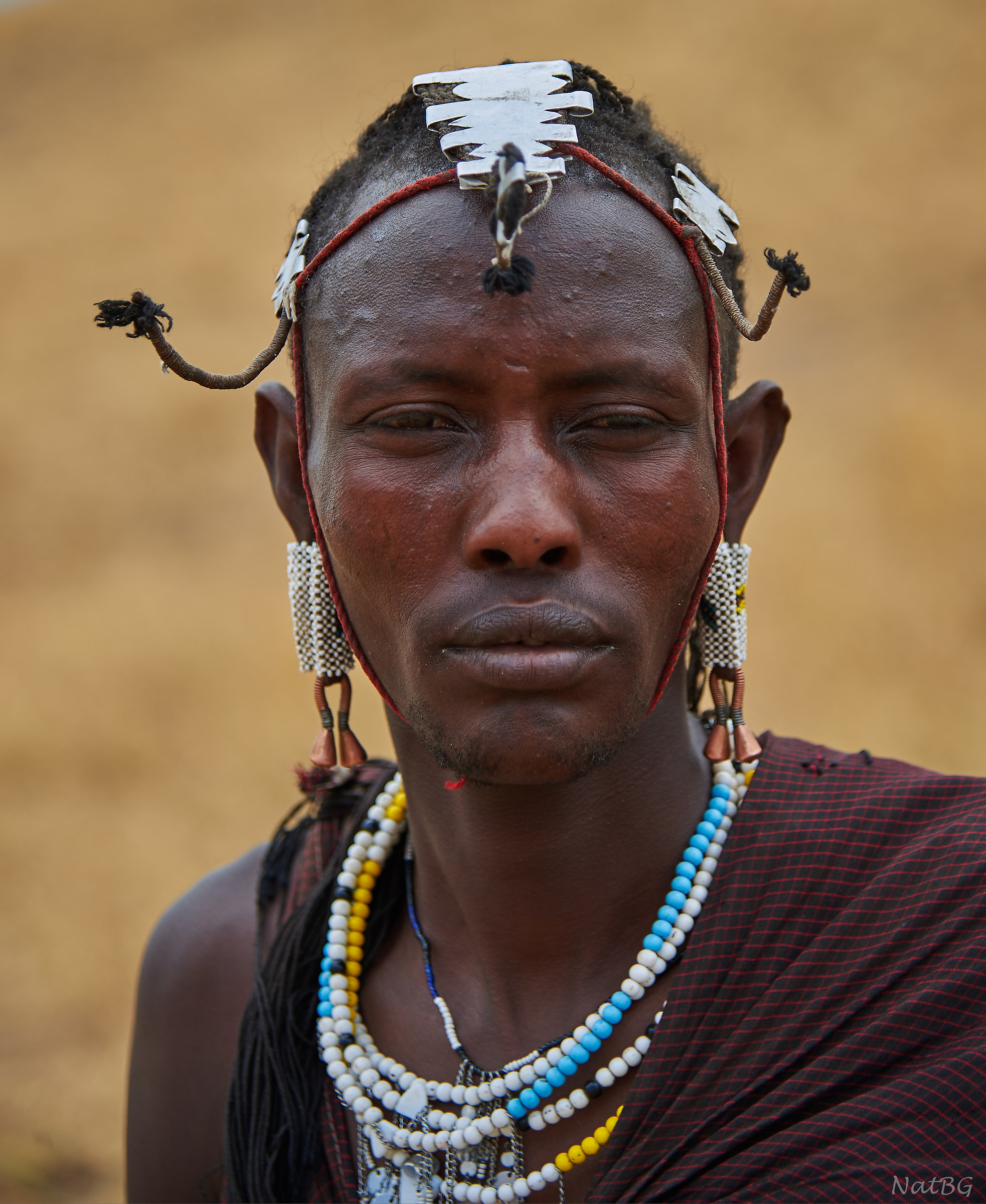 Man at the market at Ol Doinyo Lengai volcano