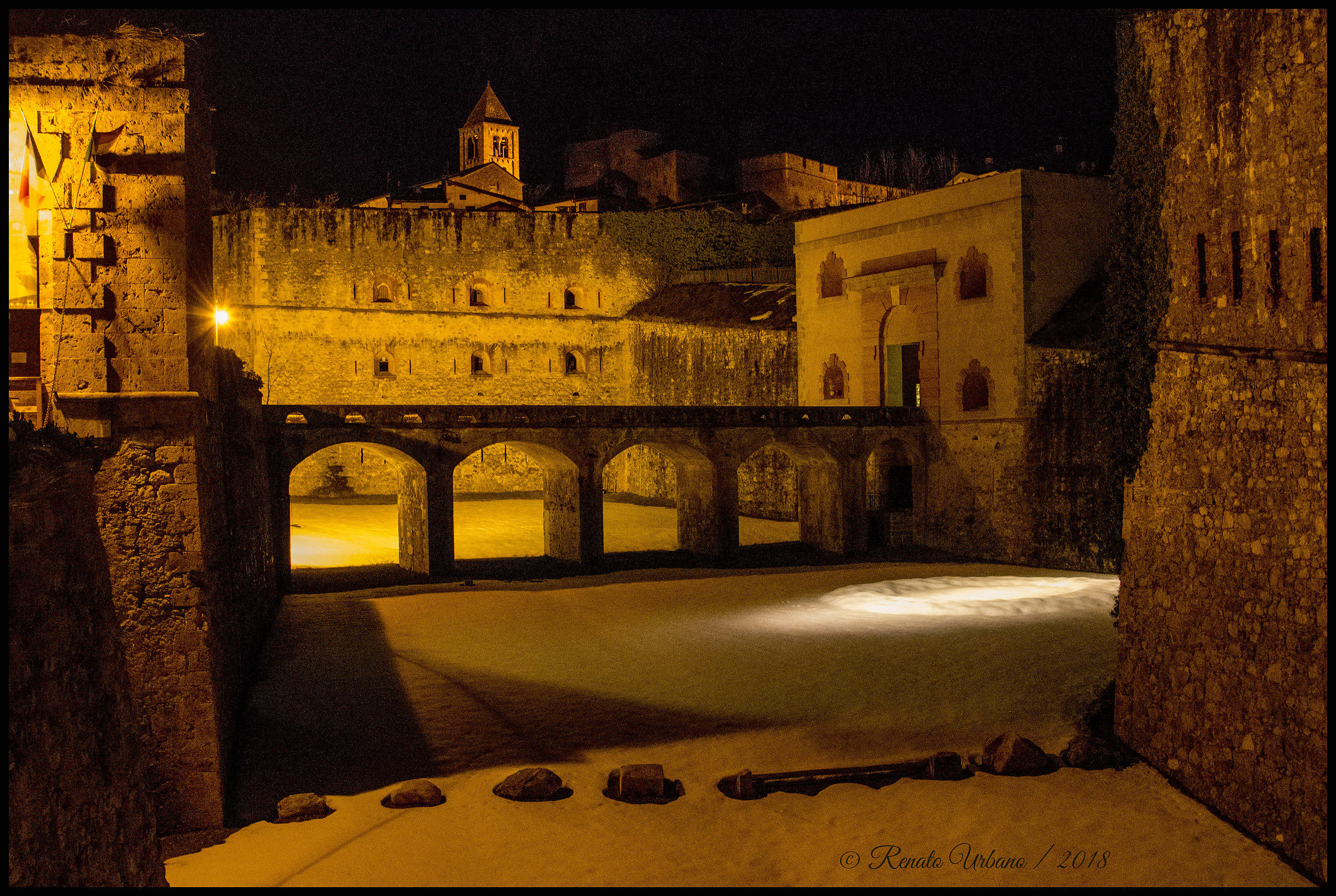 Forte Albertino by night - Vinadio (cn)