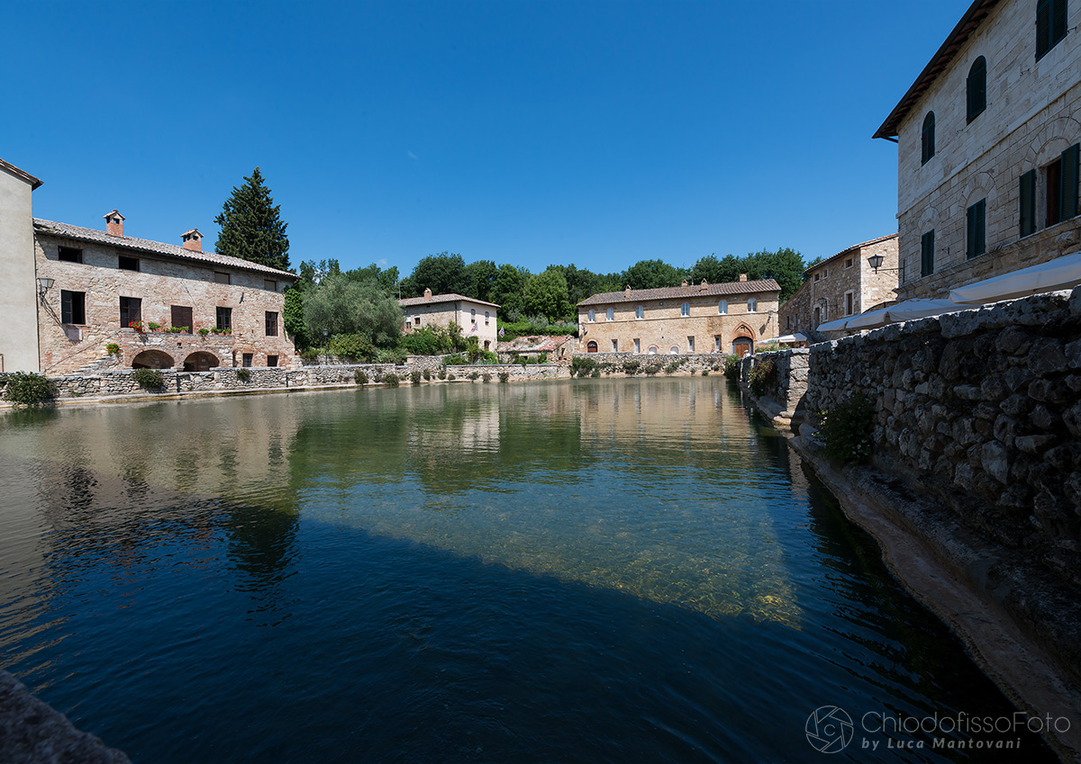 Piazza delle Sorgenti a Bagno Vignoni