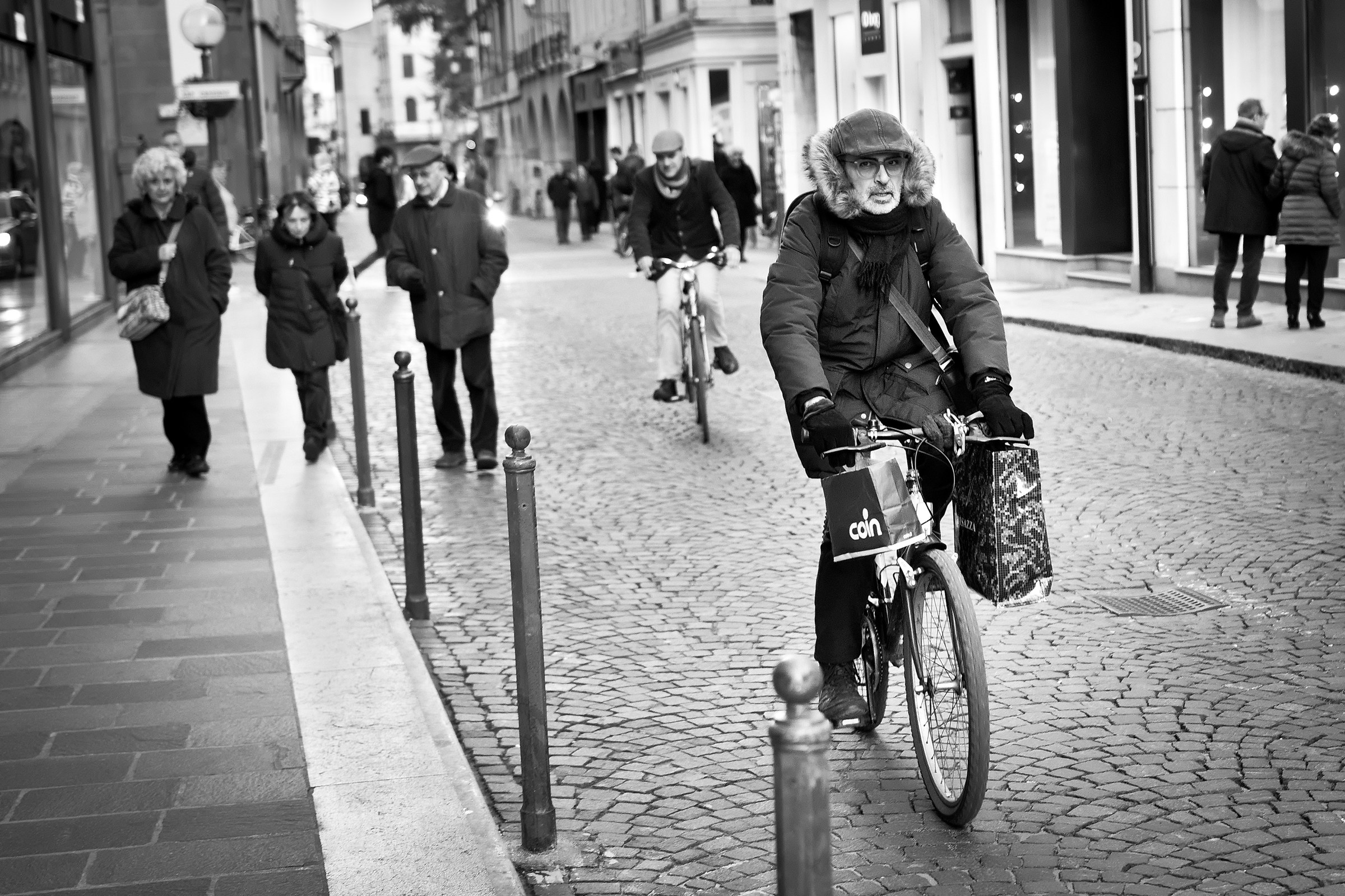 He thinks that once a bike made a man cry