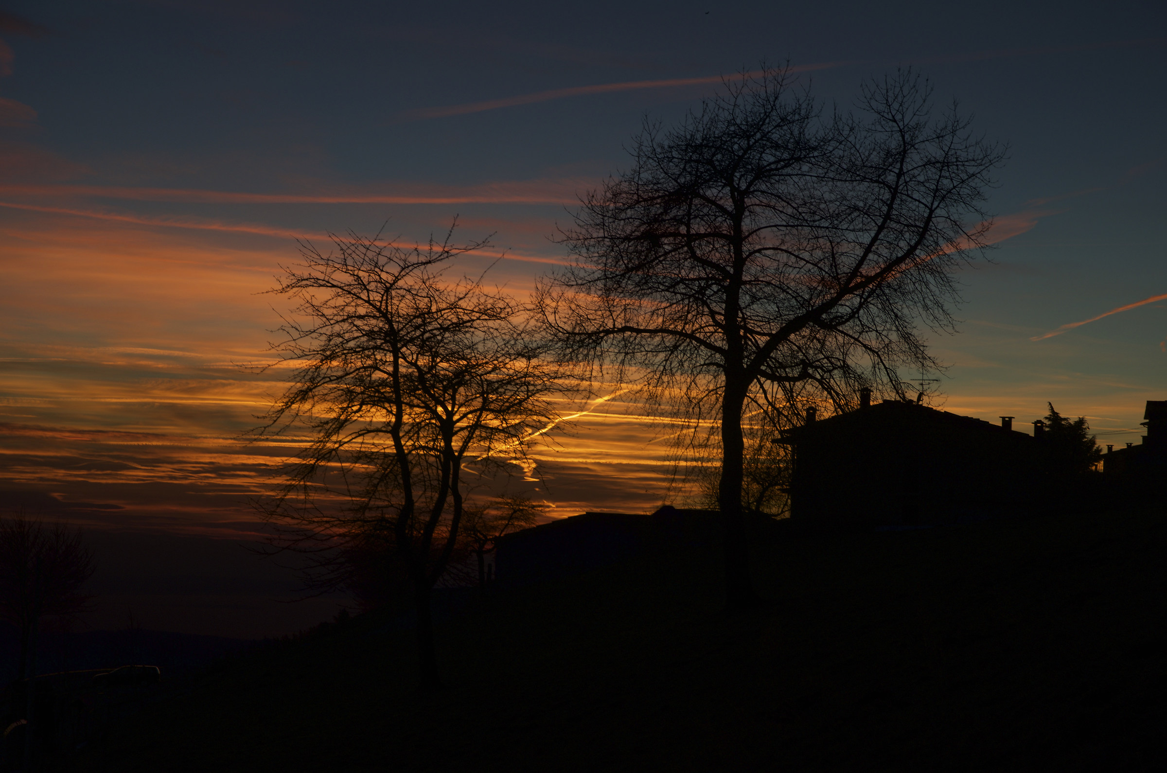 tramonto dal corno d'aquilio