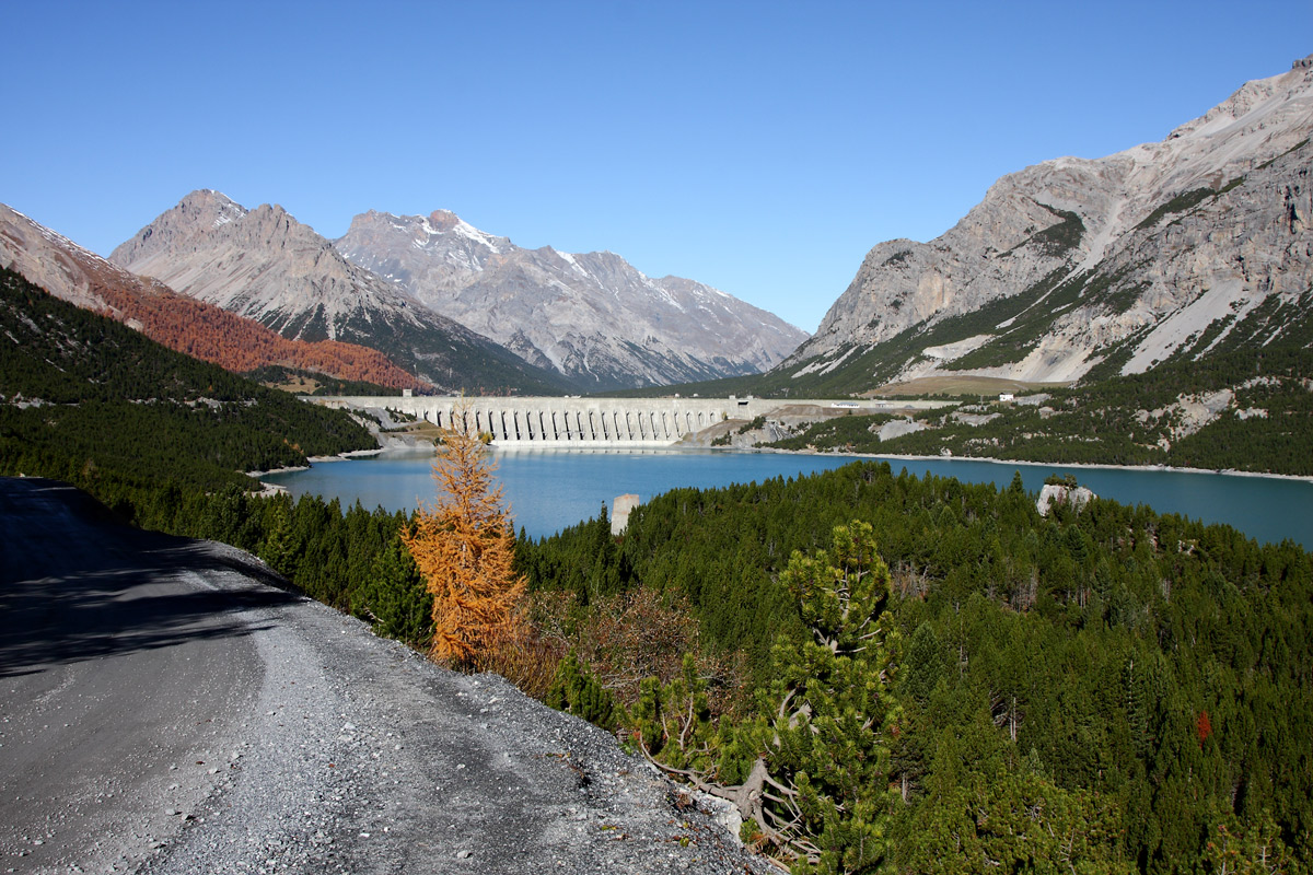 Diga di San Giacomo di Fraele e lago di cancano