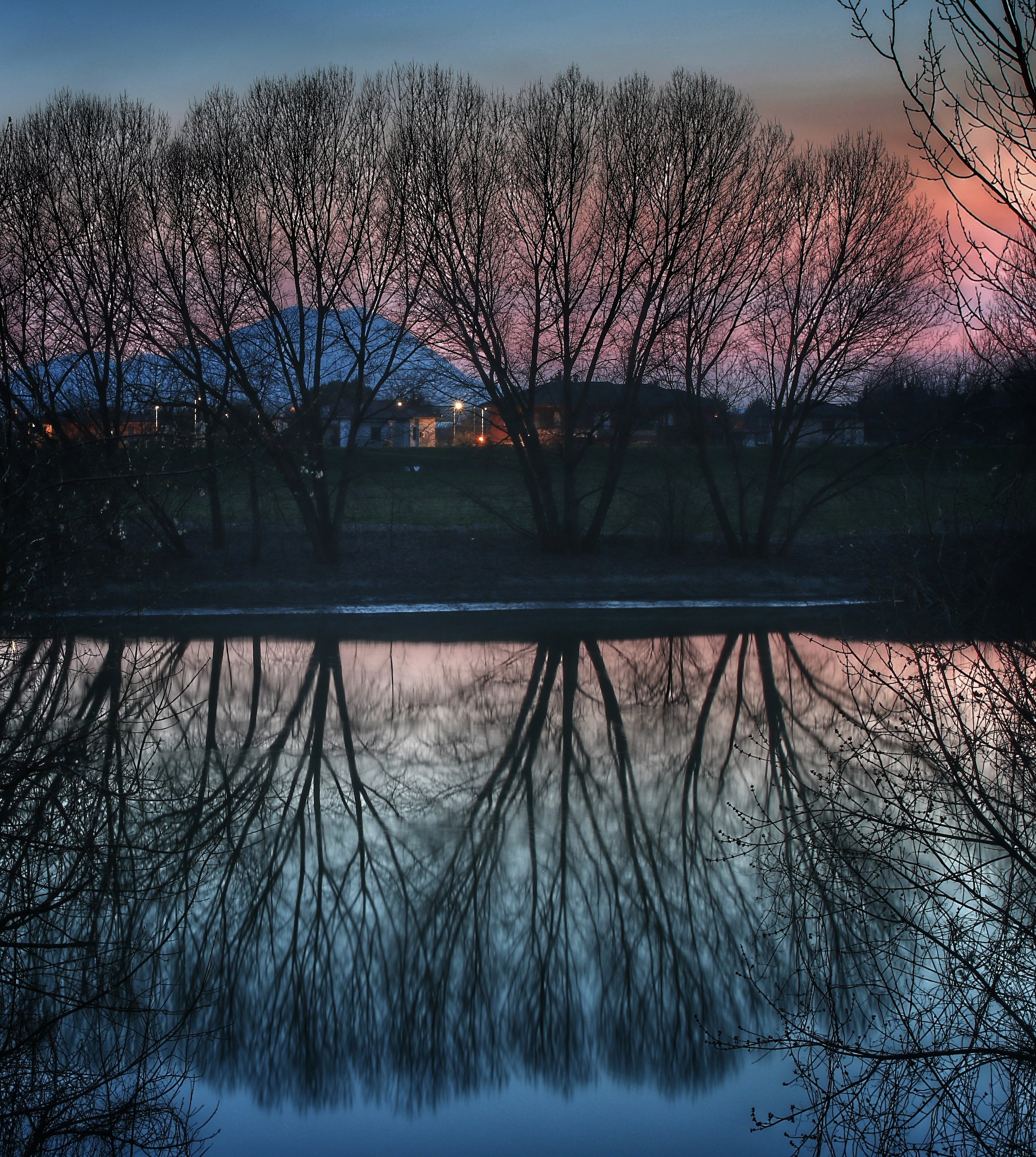 Reflections on the river
