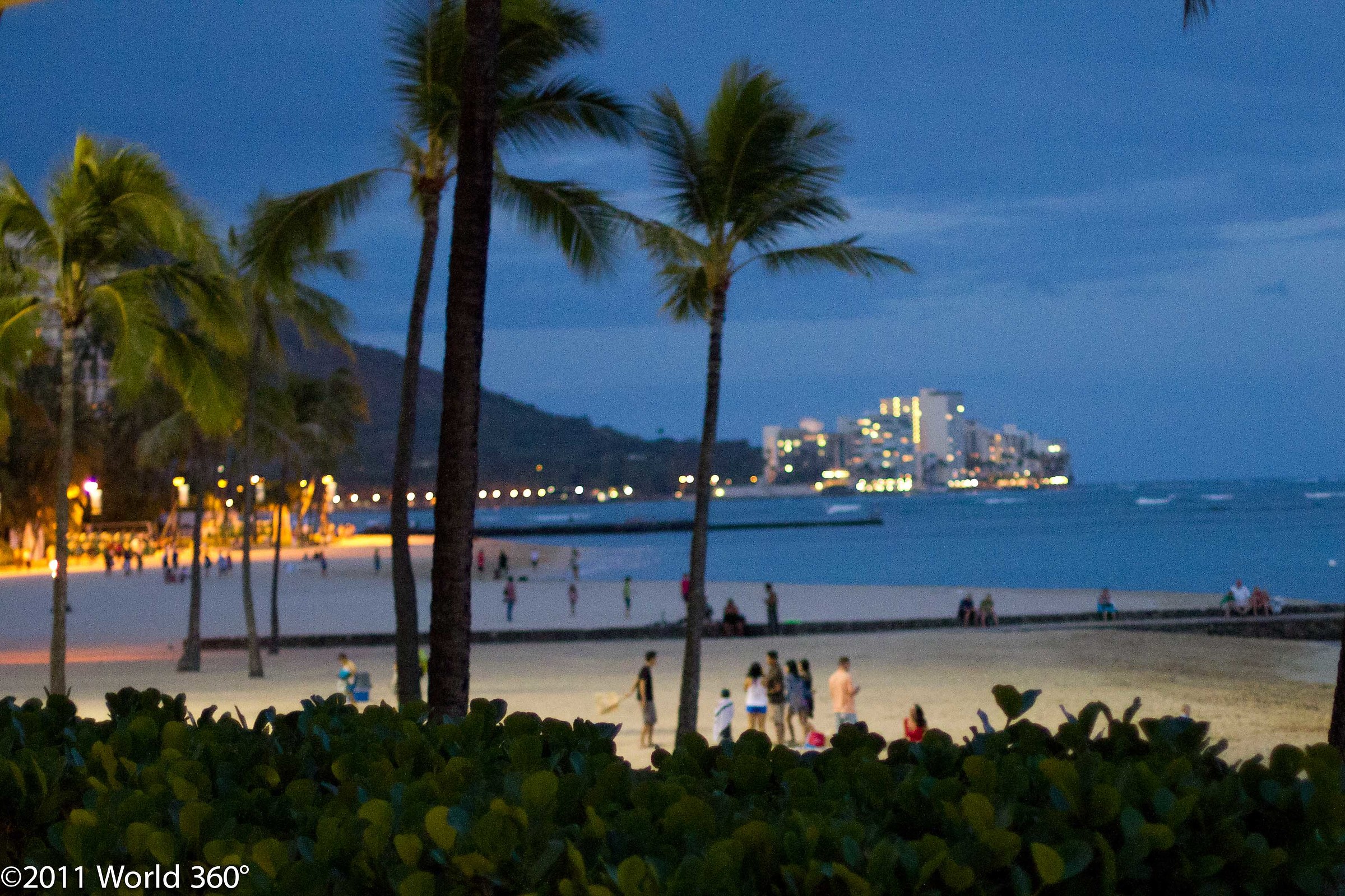 Waikiki by night