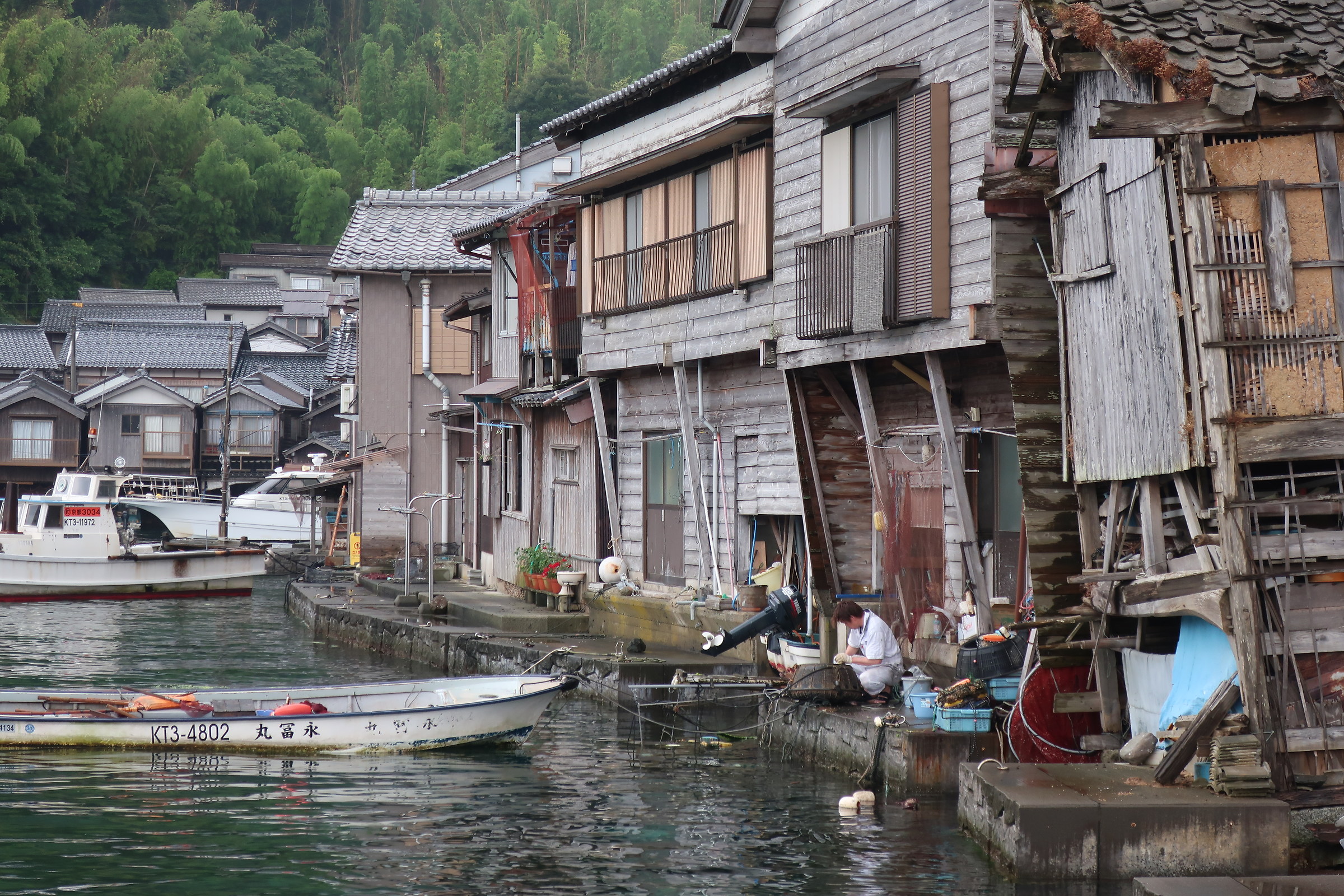 Ine_no_Funaya Dopo la pioggia