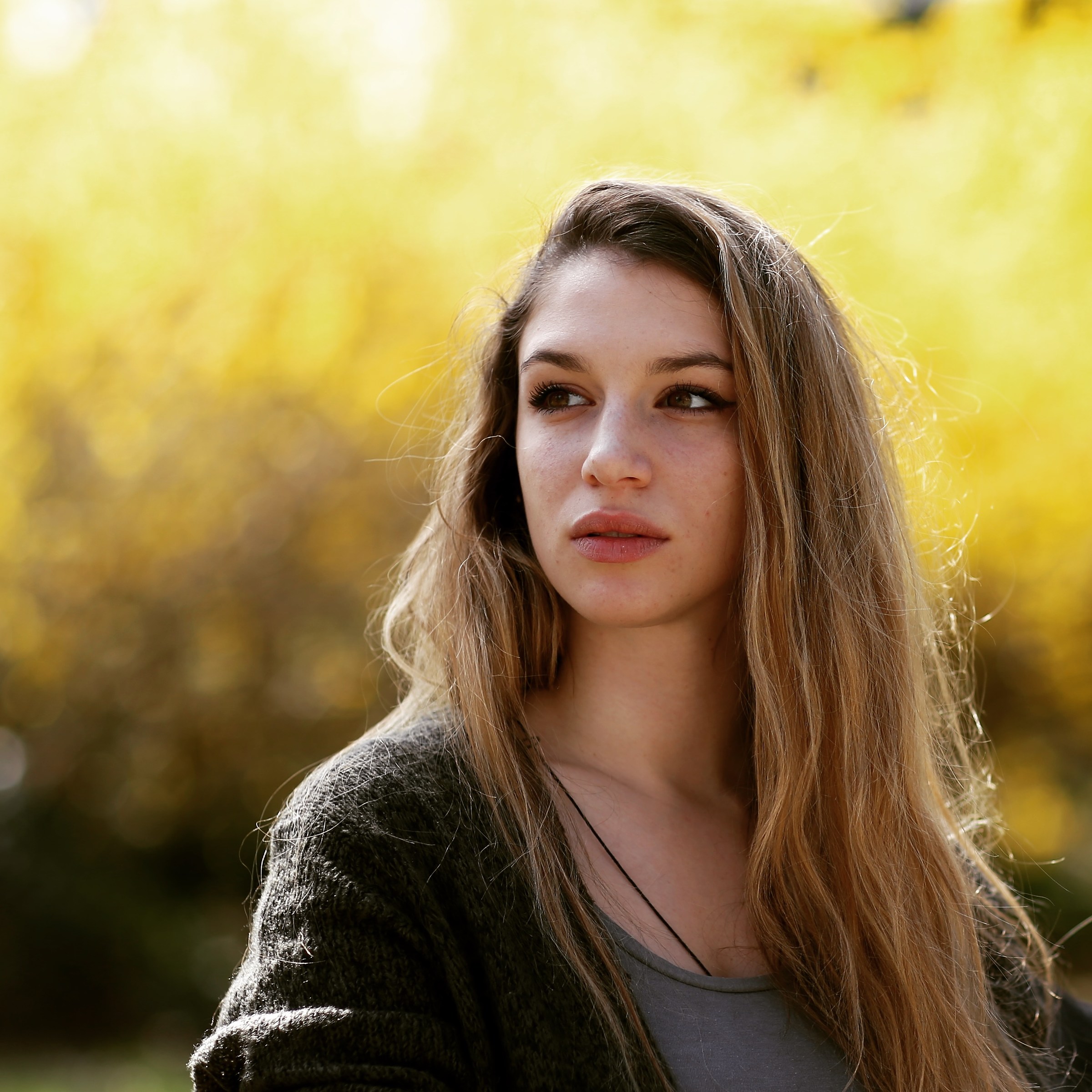Sabrina at the Regina Margherita Park