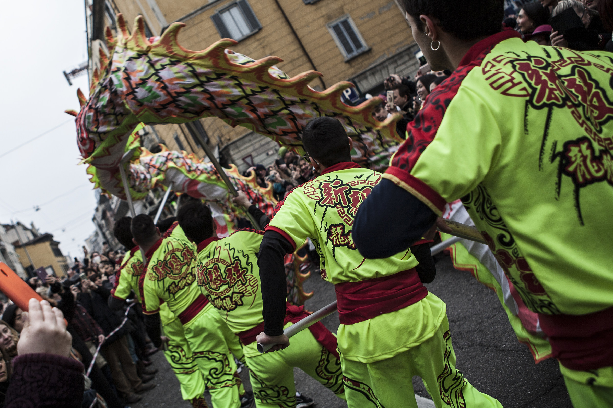 Capodanno cinese a Milano via Canonica