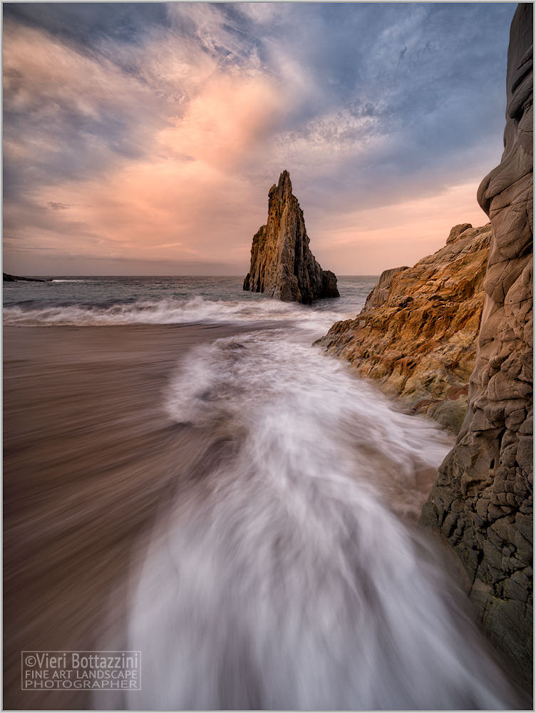 Playa de Mexota at sunset