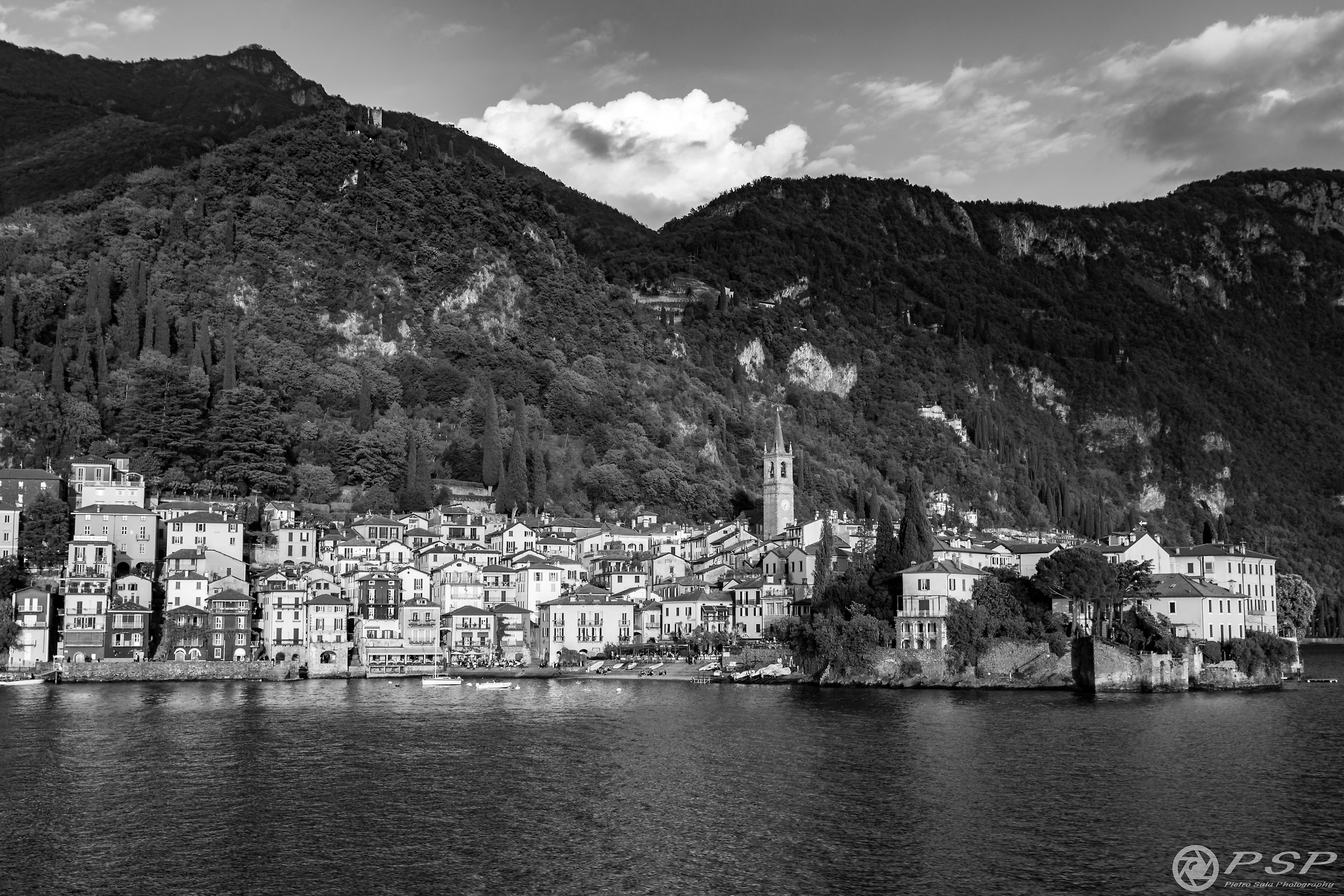 From the waves of the lake