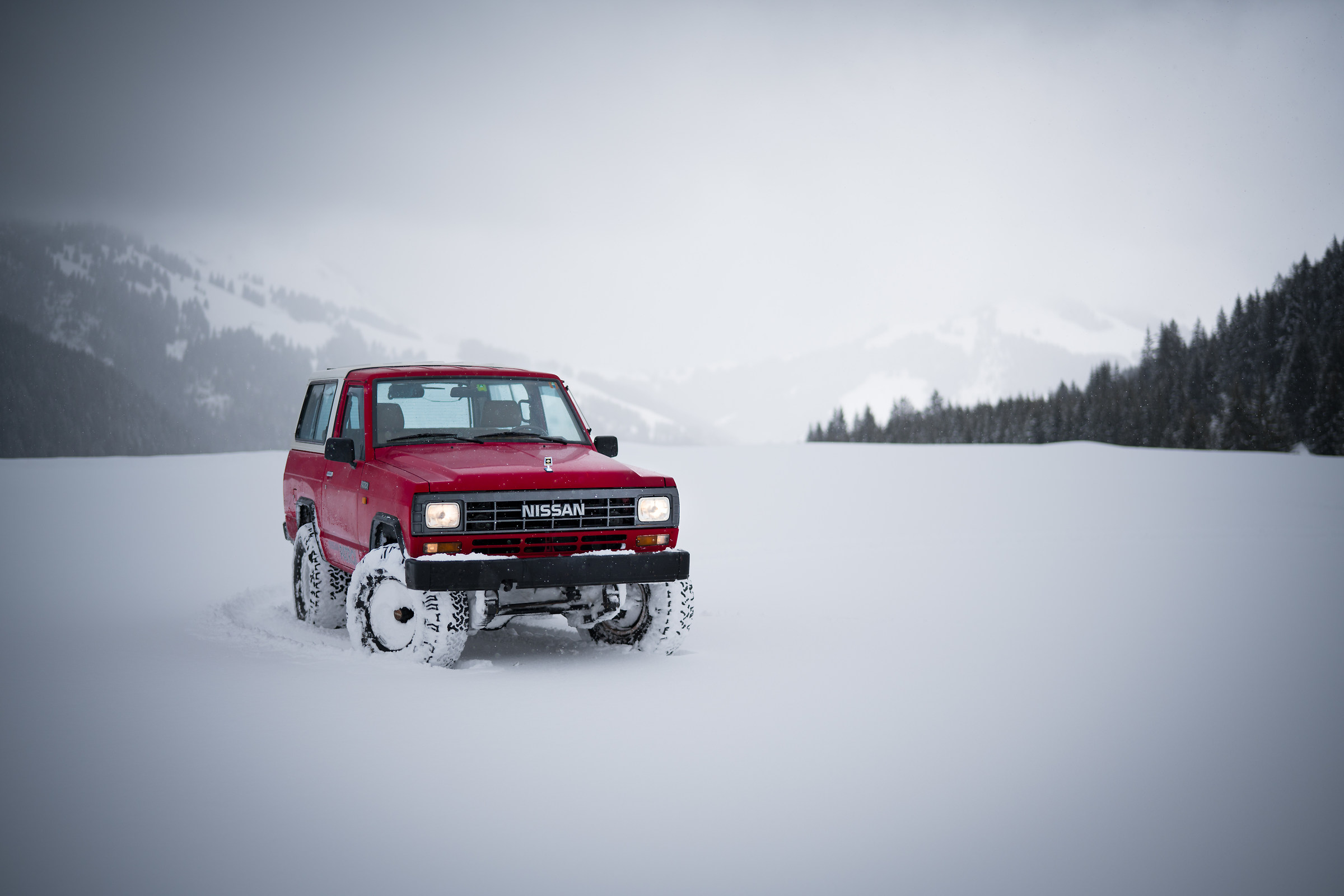 mechanical snow beast of older times