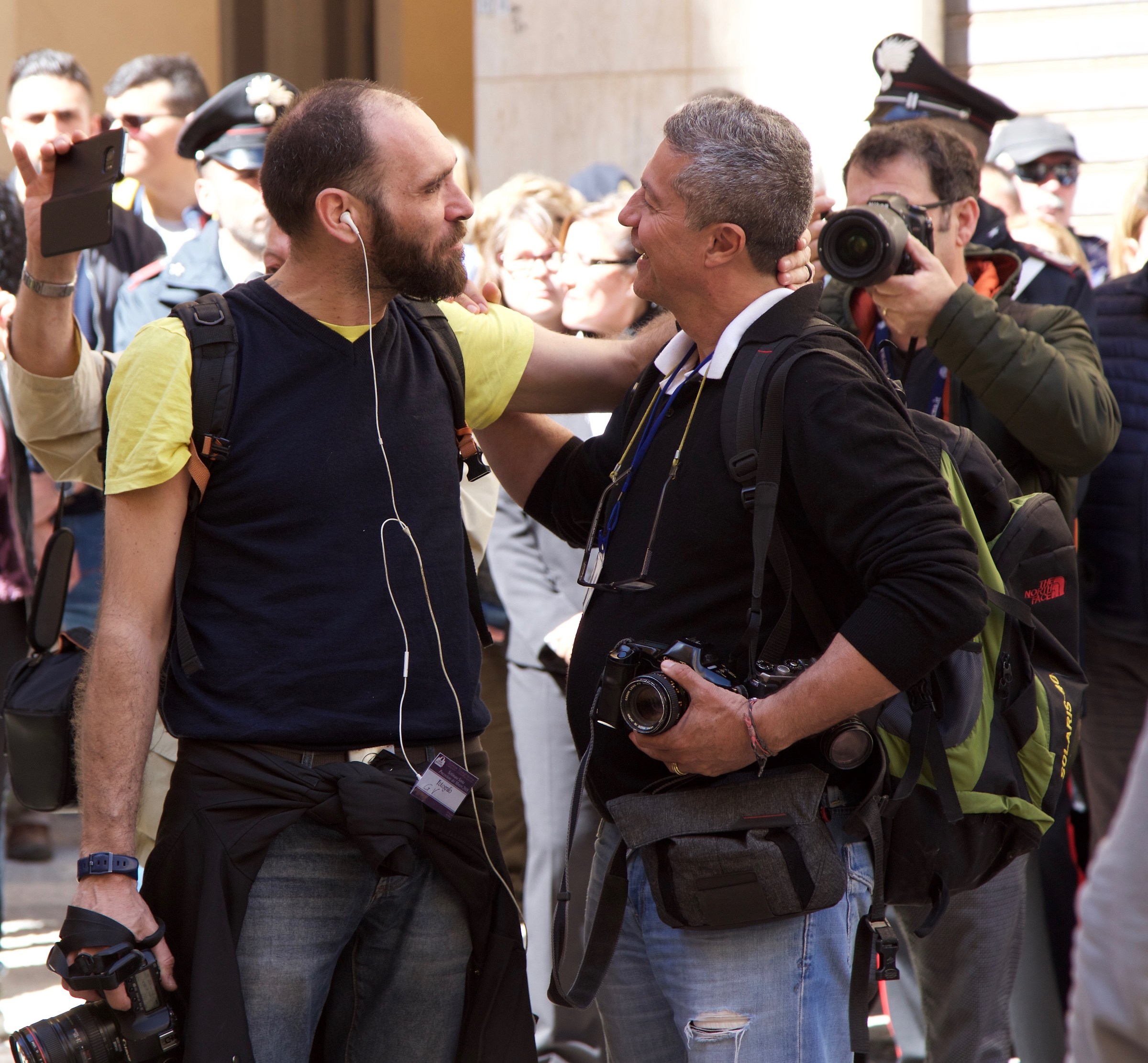 Meeting between great photographers