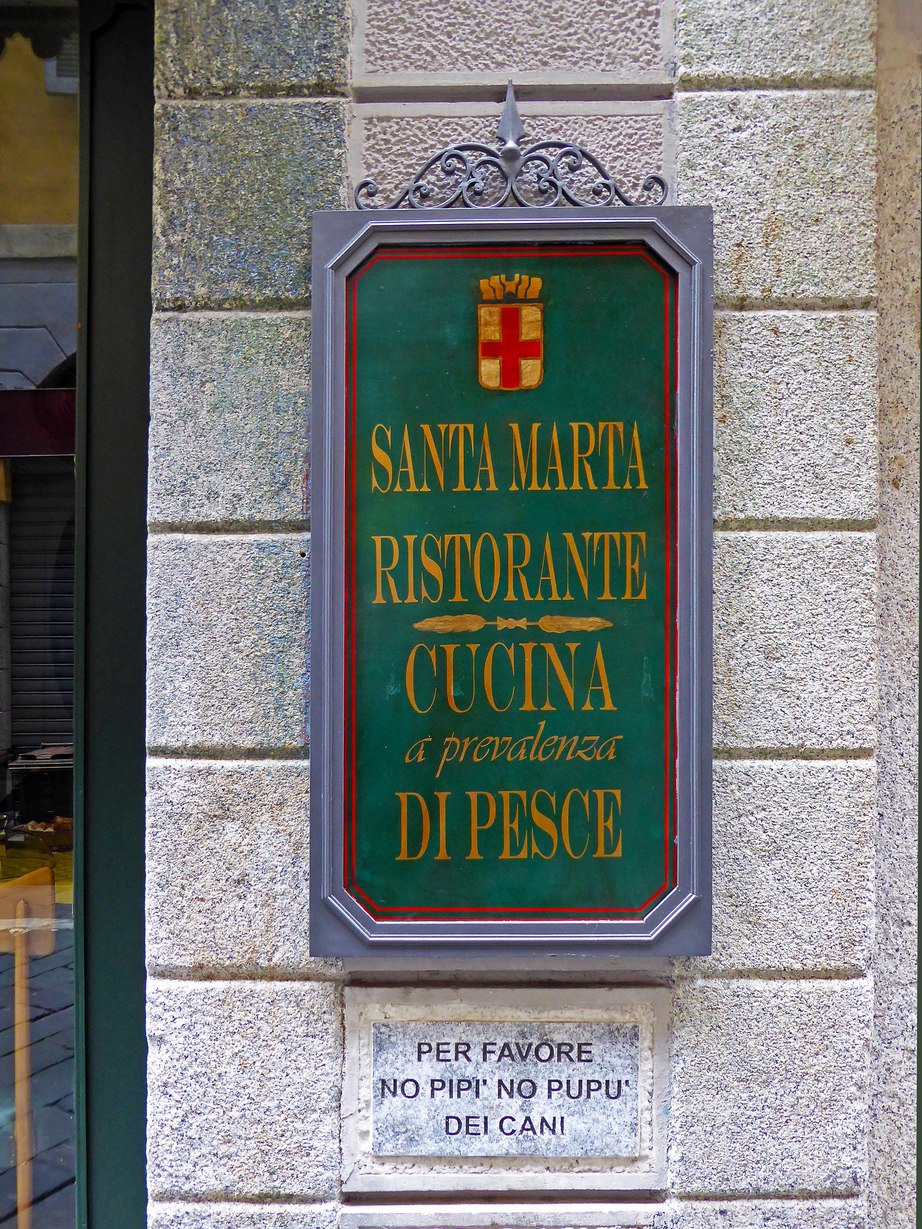 kind request carved into the stone