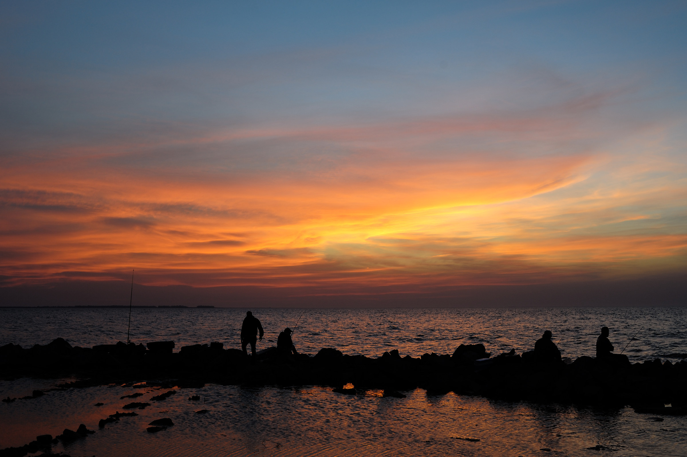 Puesta de sol en el Mar Chiquita1
