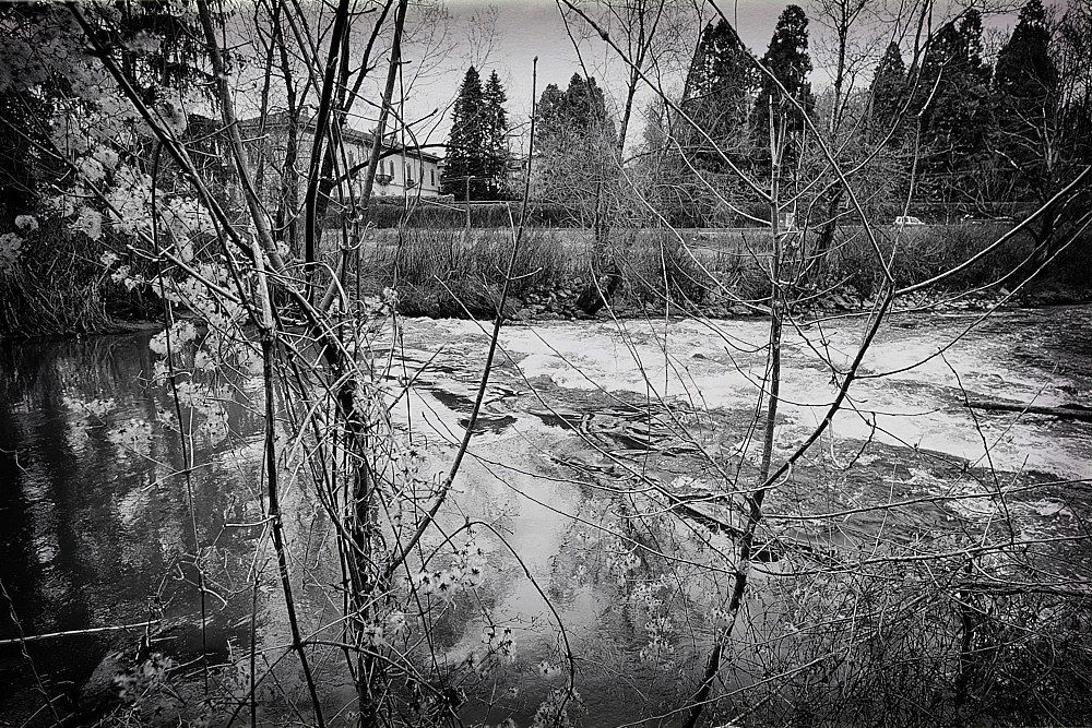 paesaggio fiume Lambro - località Canonica di Triuggi...