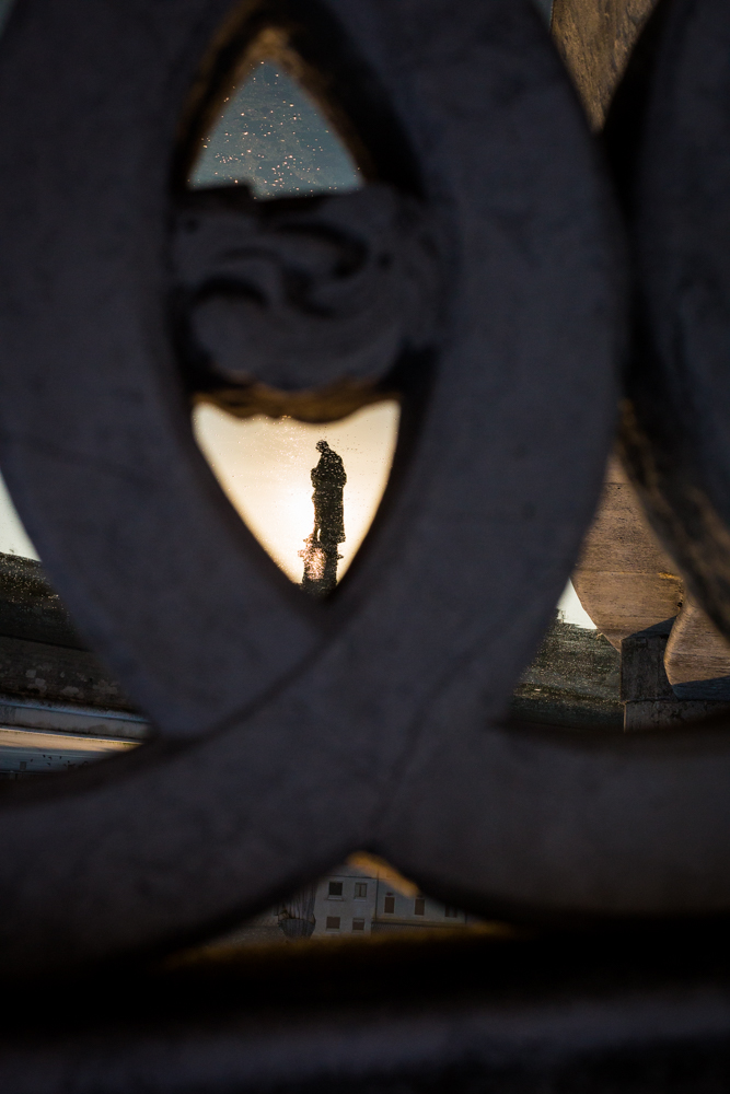 Sunrise in meadow of the valley