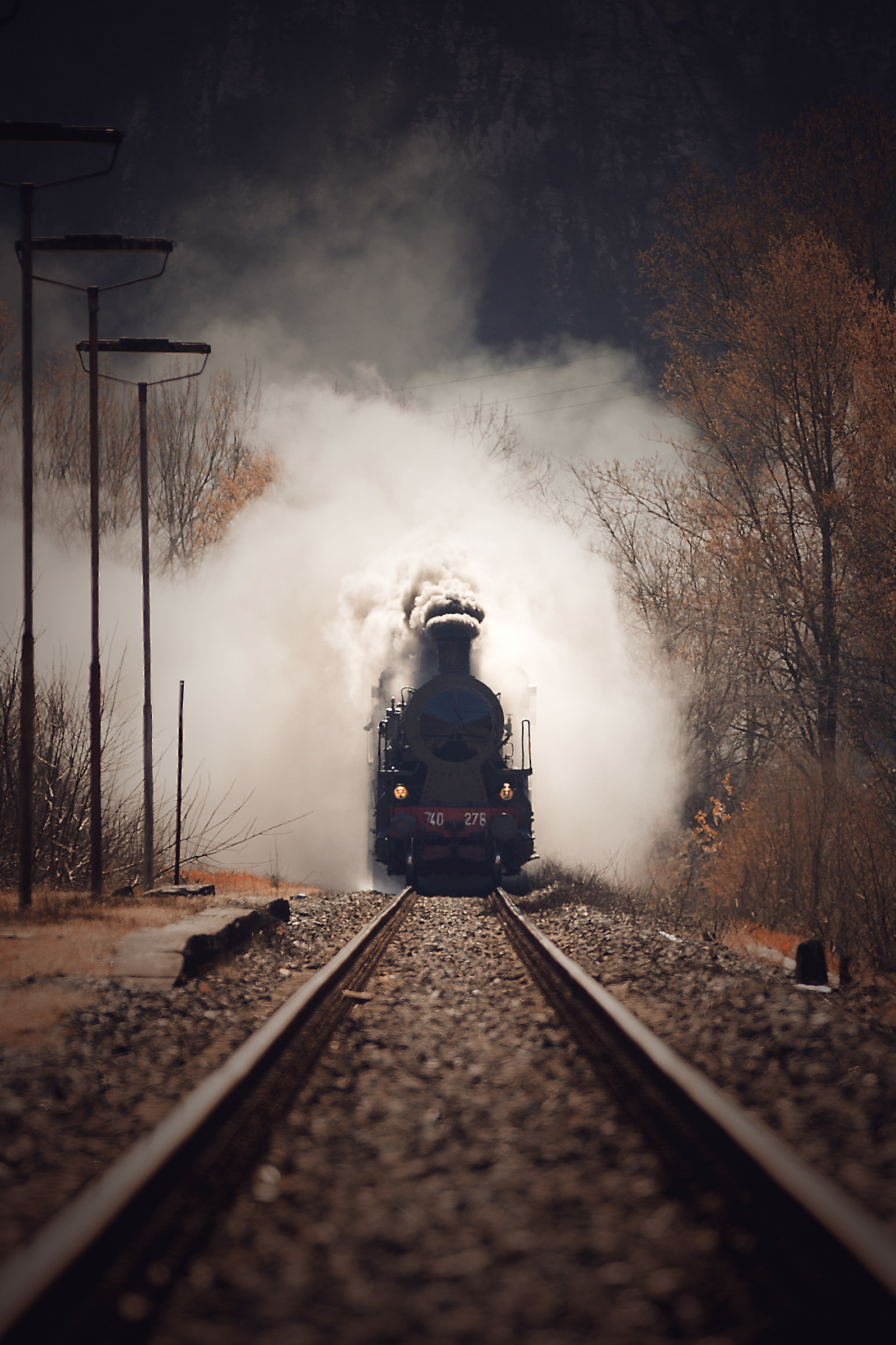steam train ... Lucca .... Castelnuovo Garfagnana