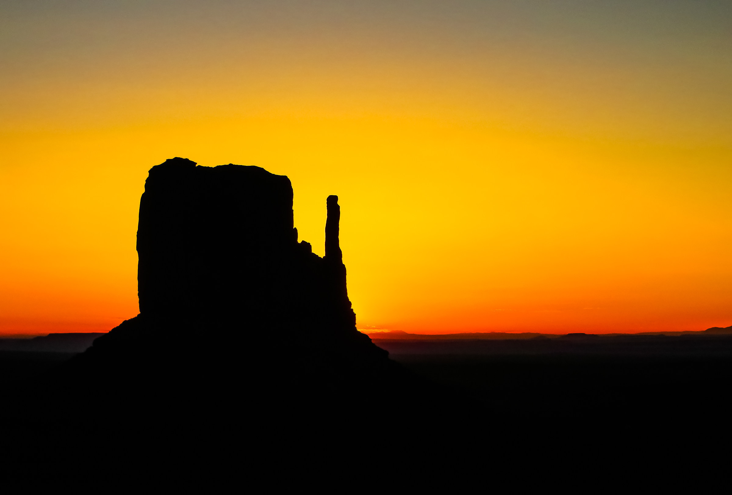 Sunrise at Monument Valley