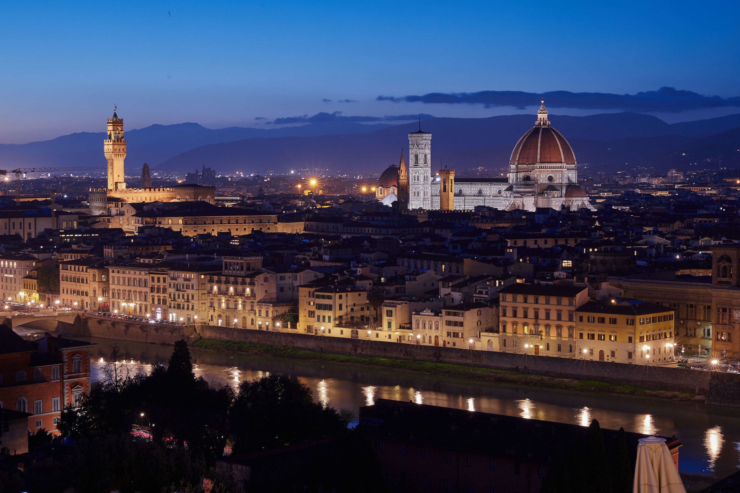 Firenze all'imbrunire