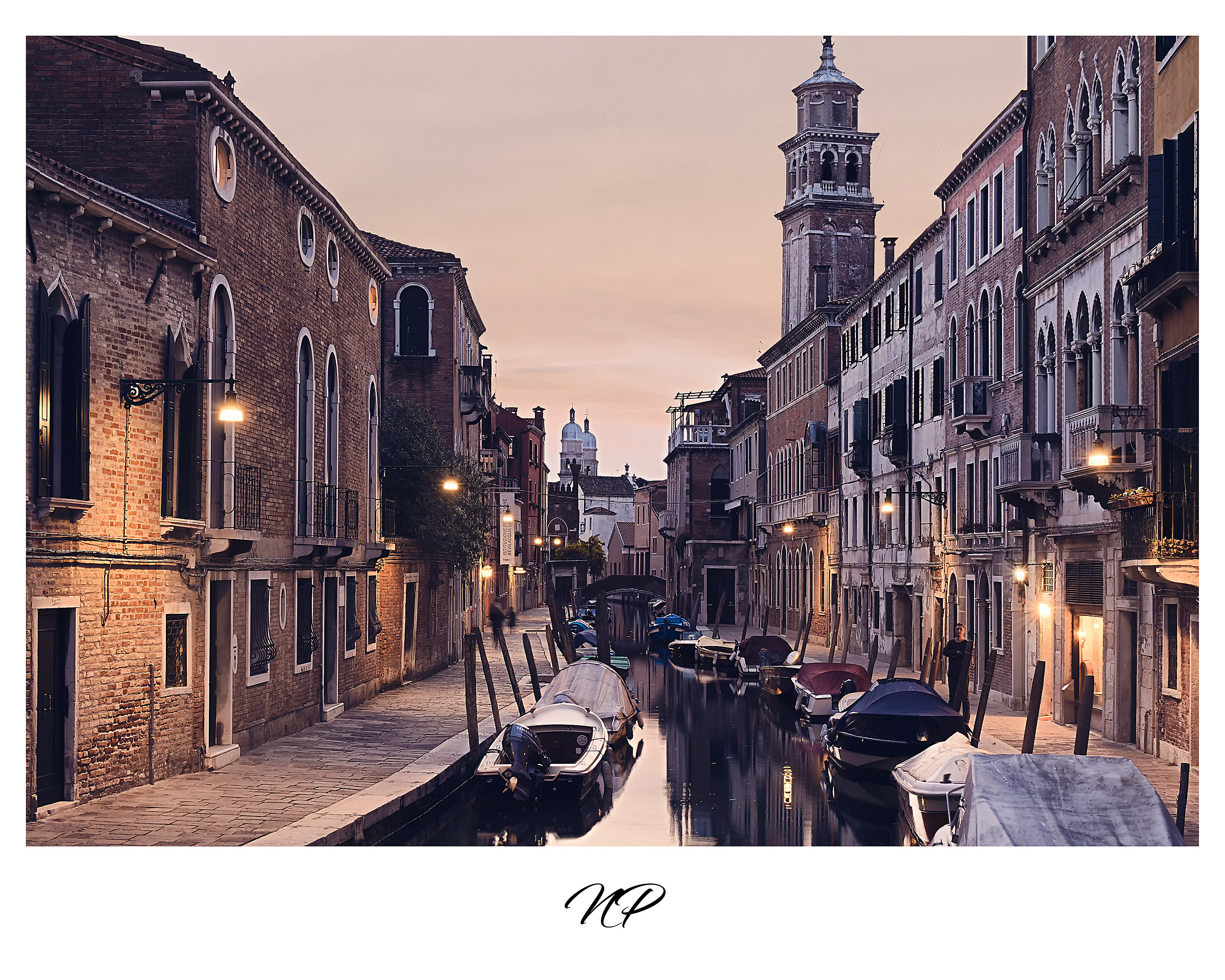 Canals in the evening