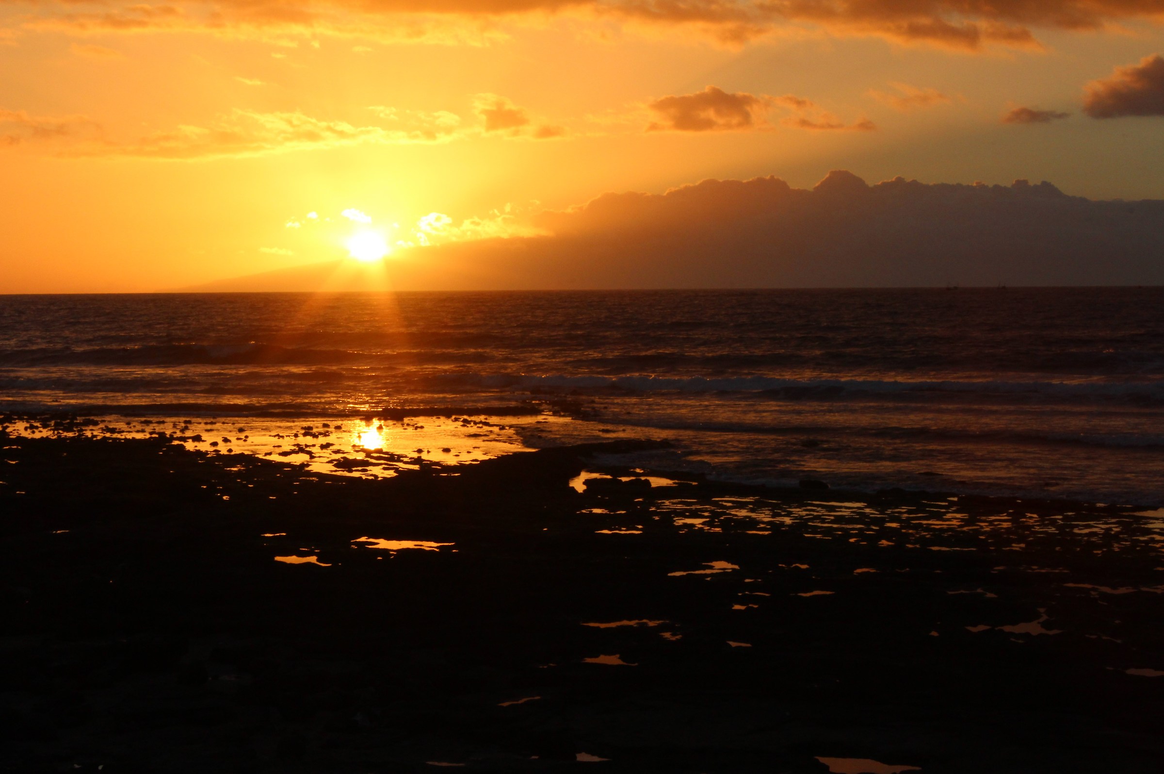 Tramonto a Las Americas