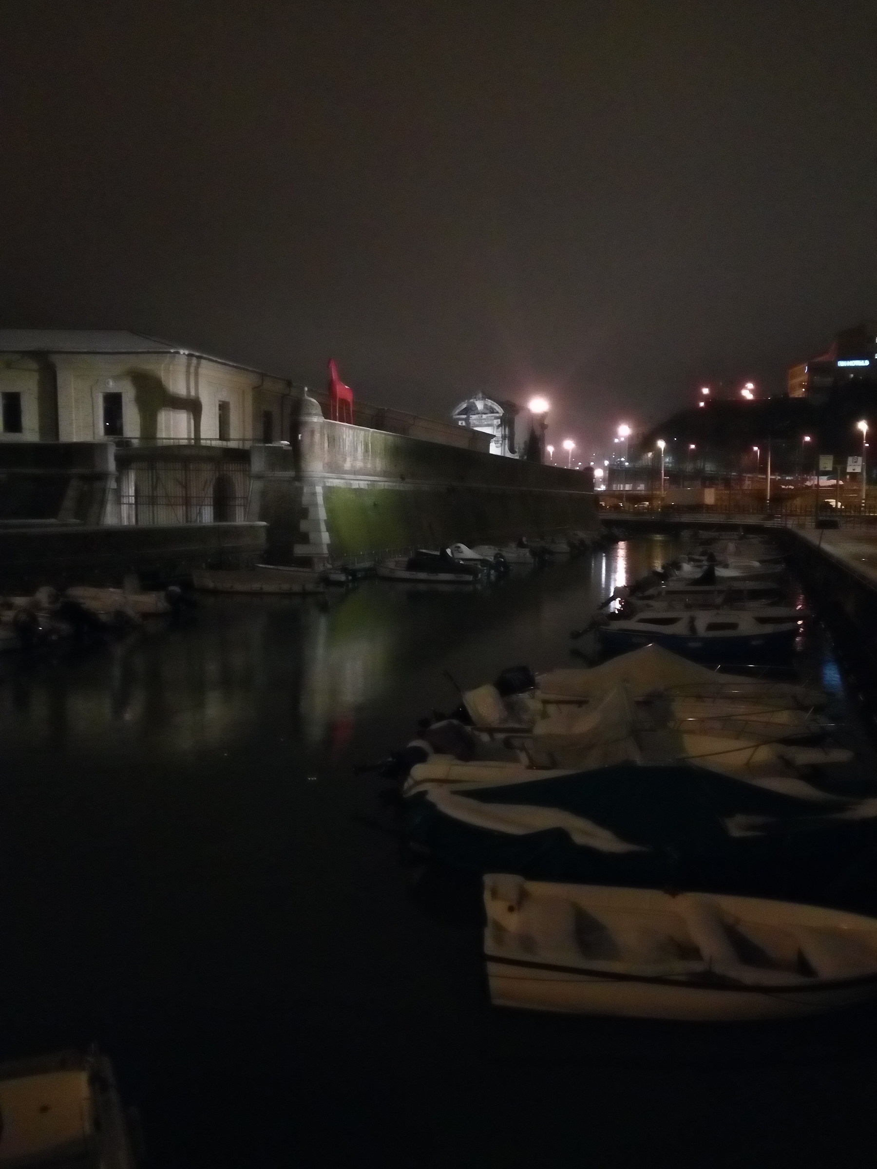 Night before boarding