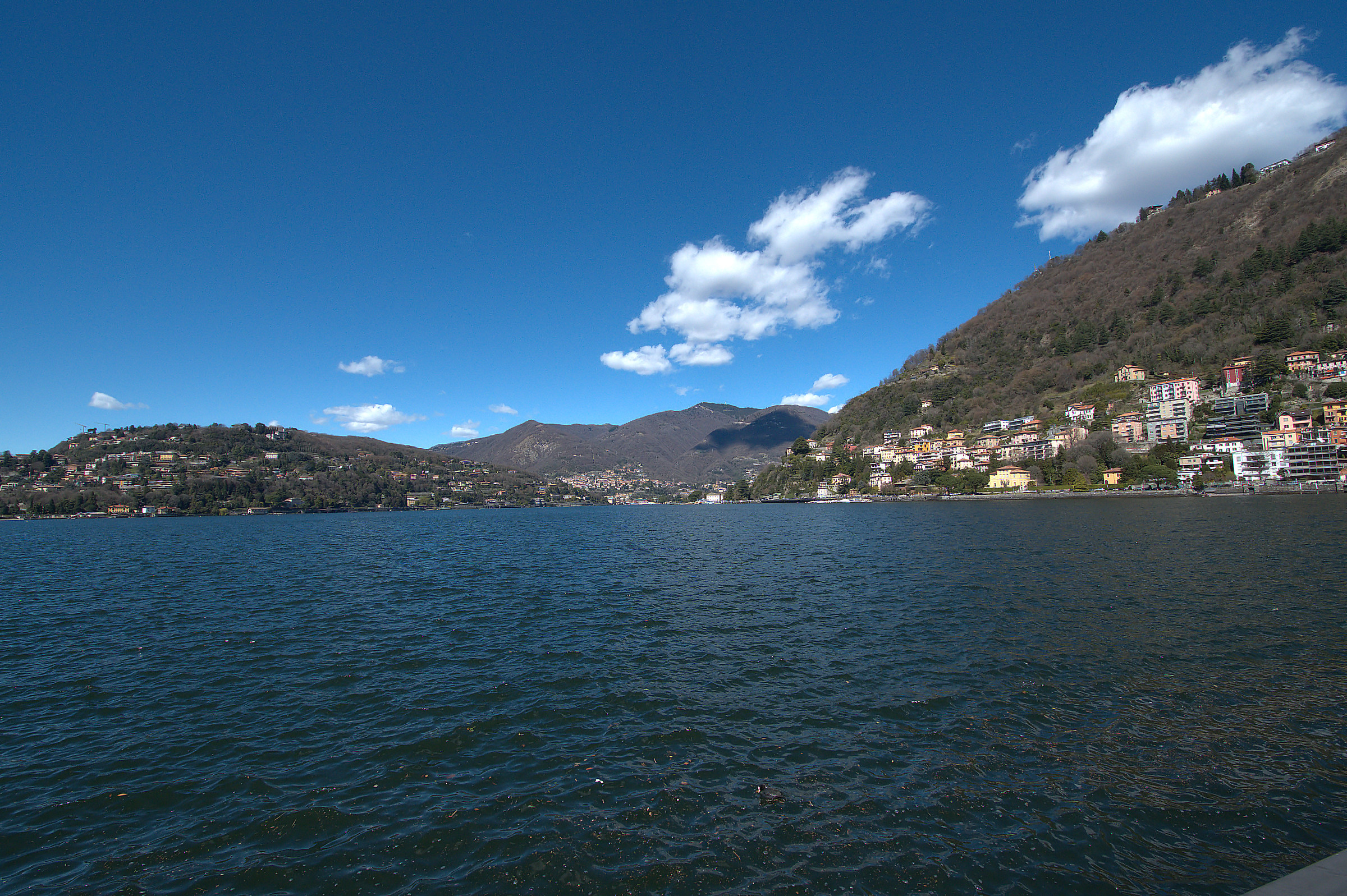 Panorama on Lake Como