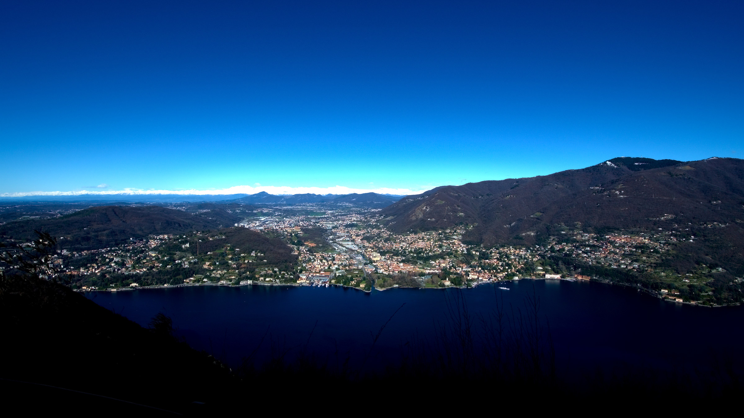 Panorama of Lake Como from Brunate