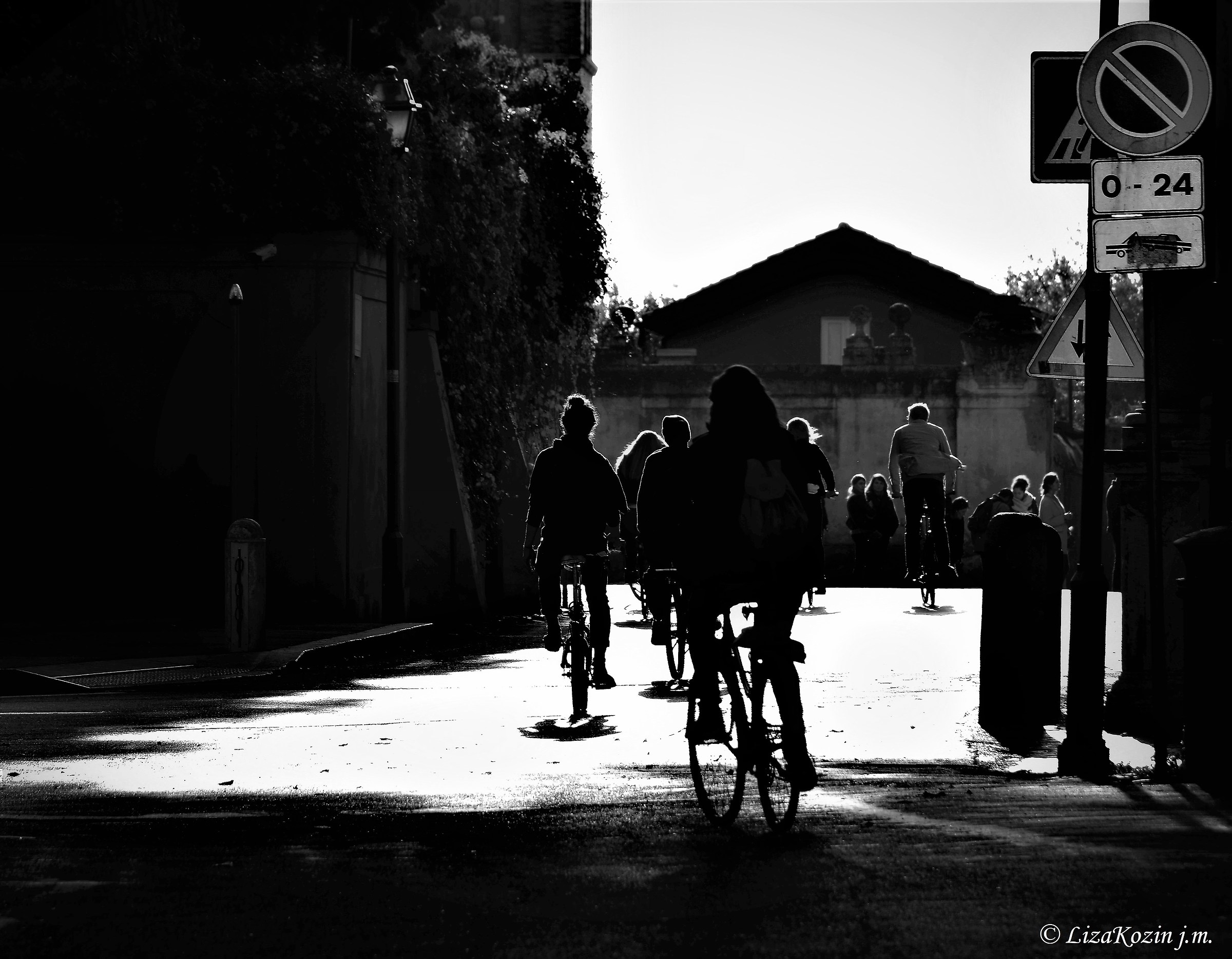 In bici a Roma