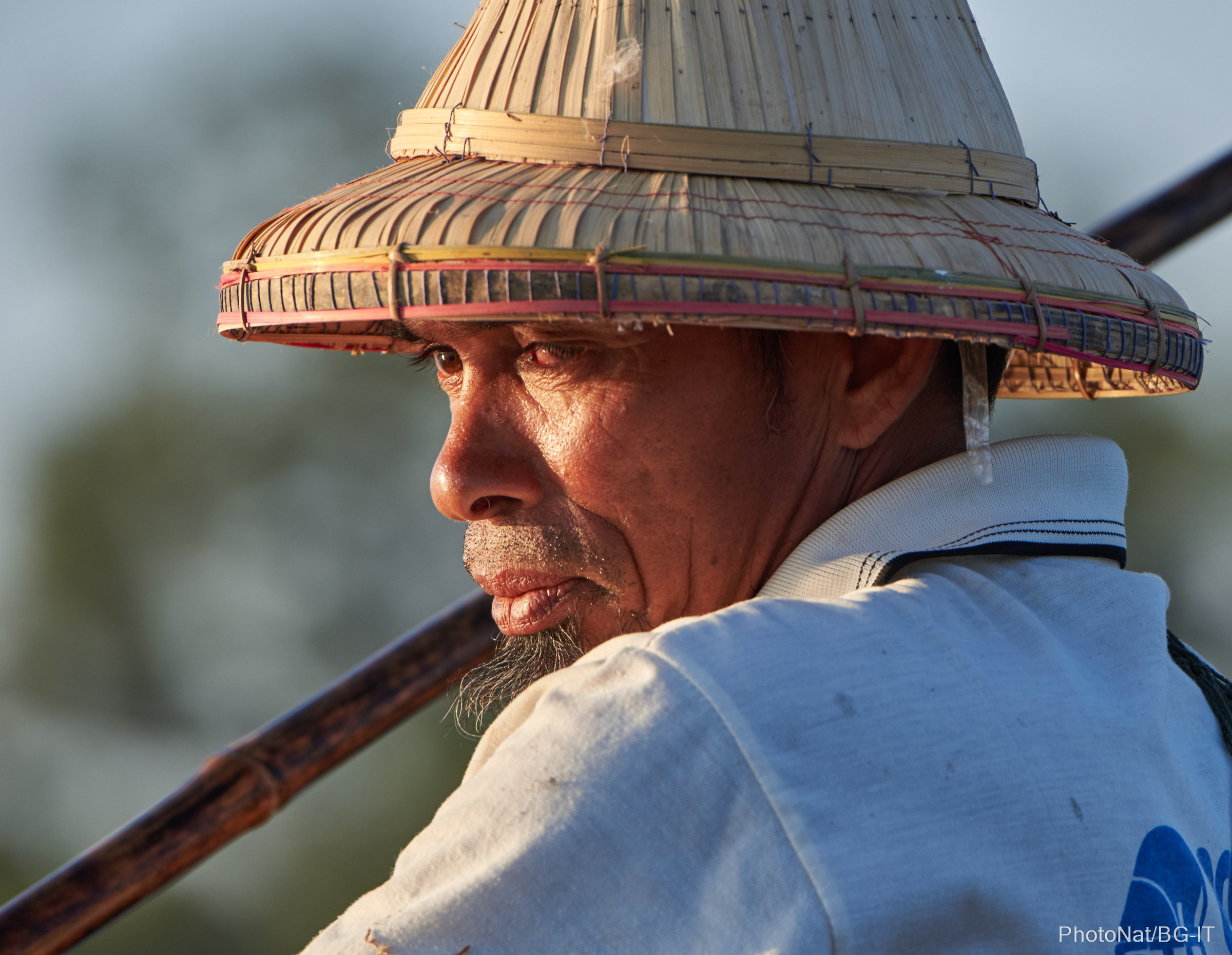 Fisherman at Lake Taungthaman