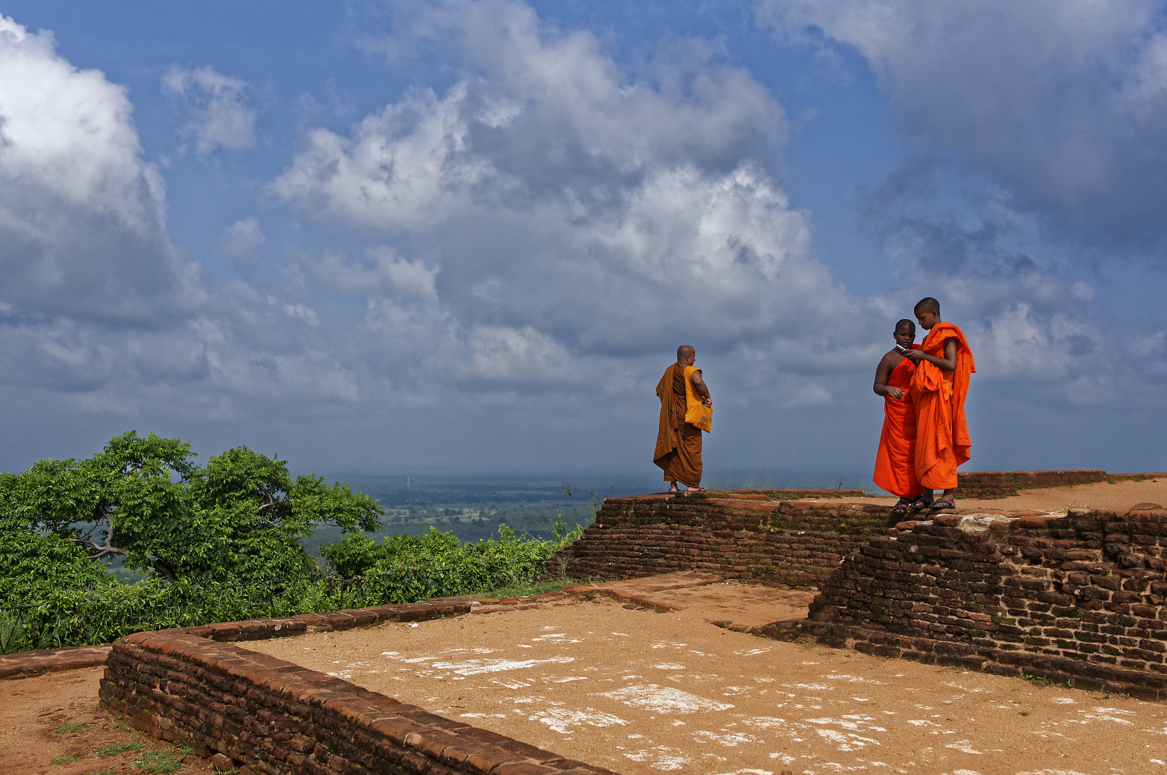 Reception on top of the sacred mount