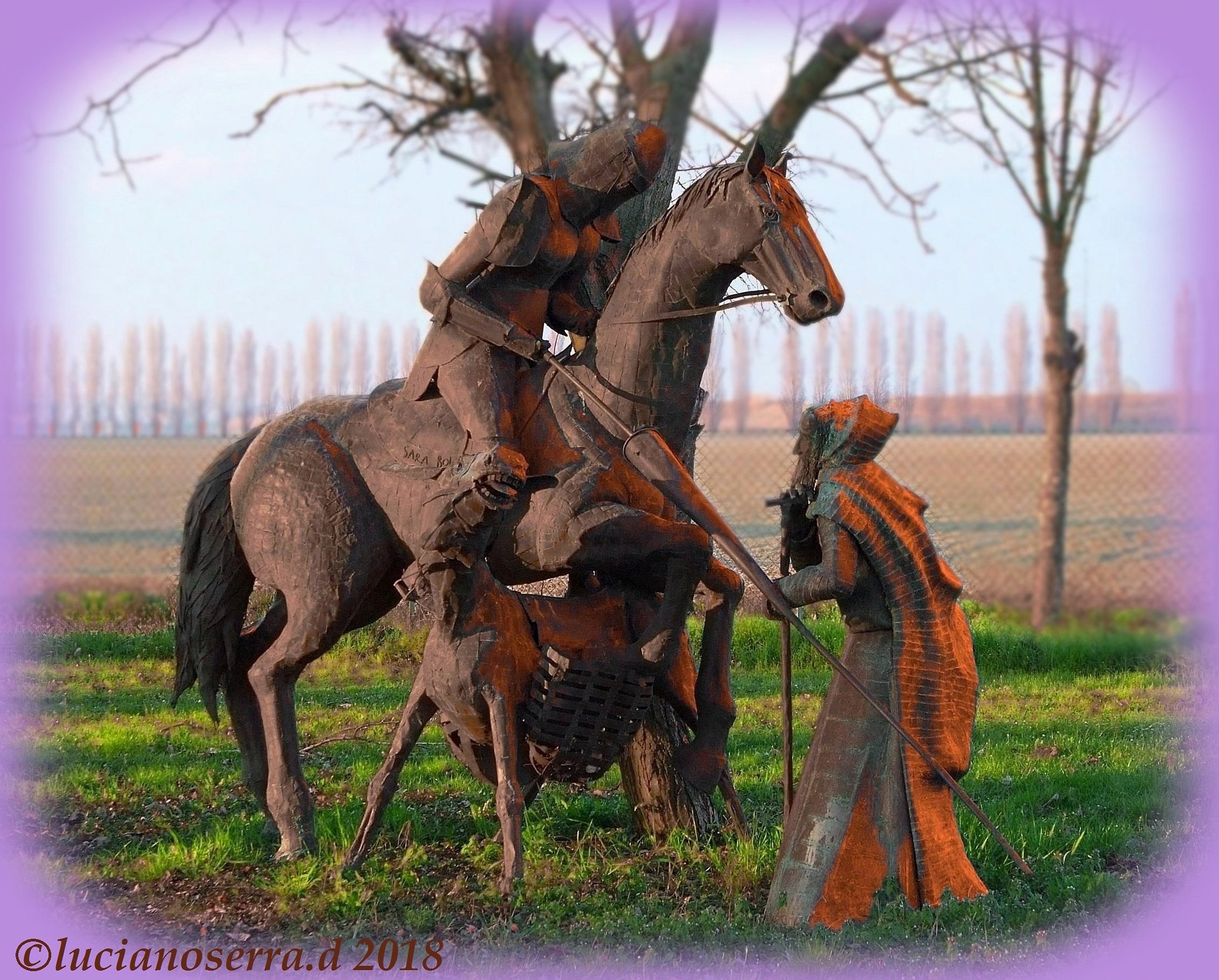 Copper sculptural works by the artist Sara Bolzani