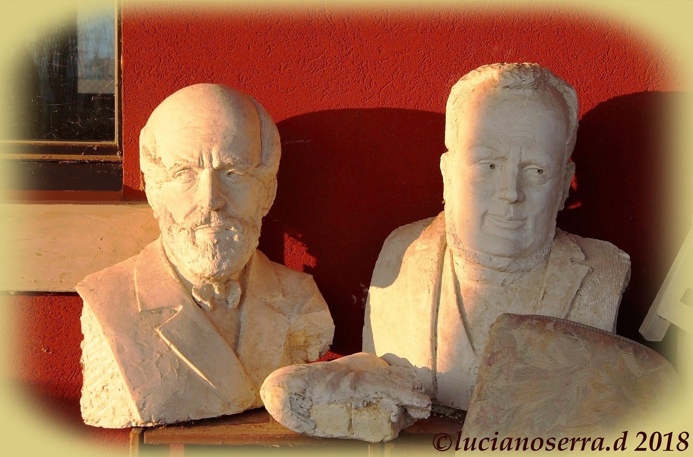 Sculptural works by the artist Nicola Zamboni