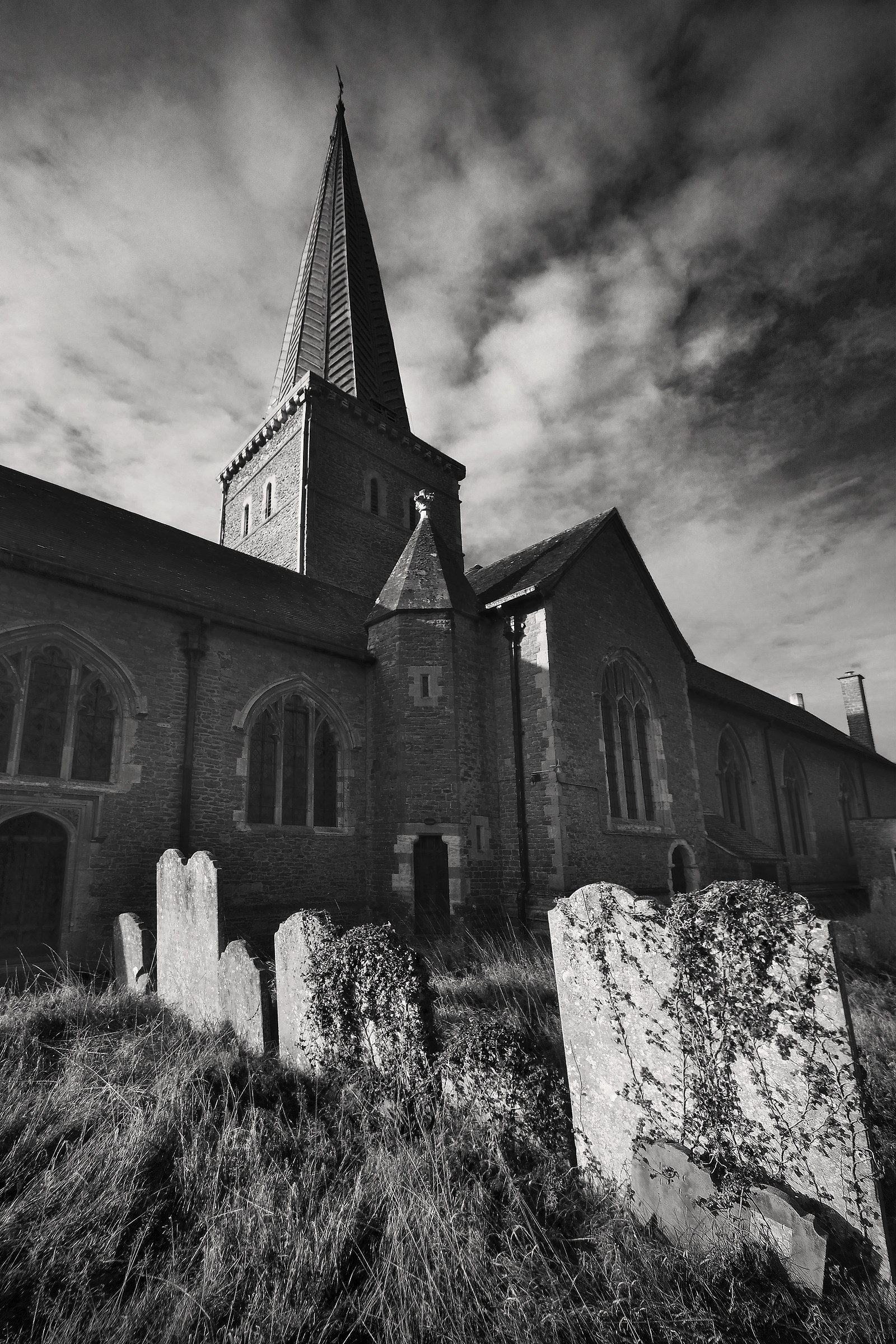 Strong Directional Light on the Crooked Steeple