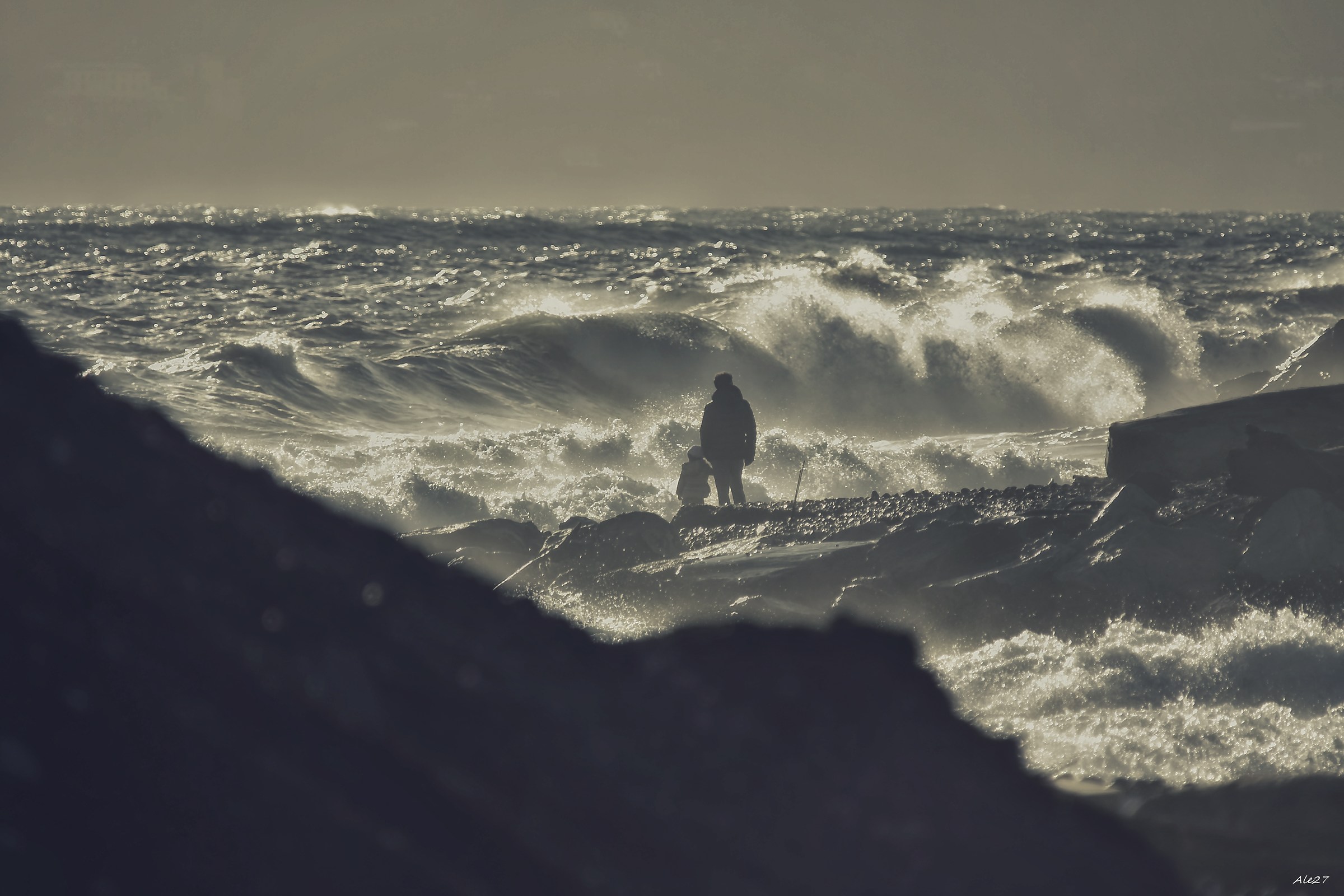 ... davanti alla vita ...