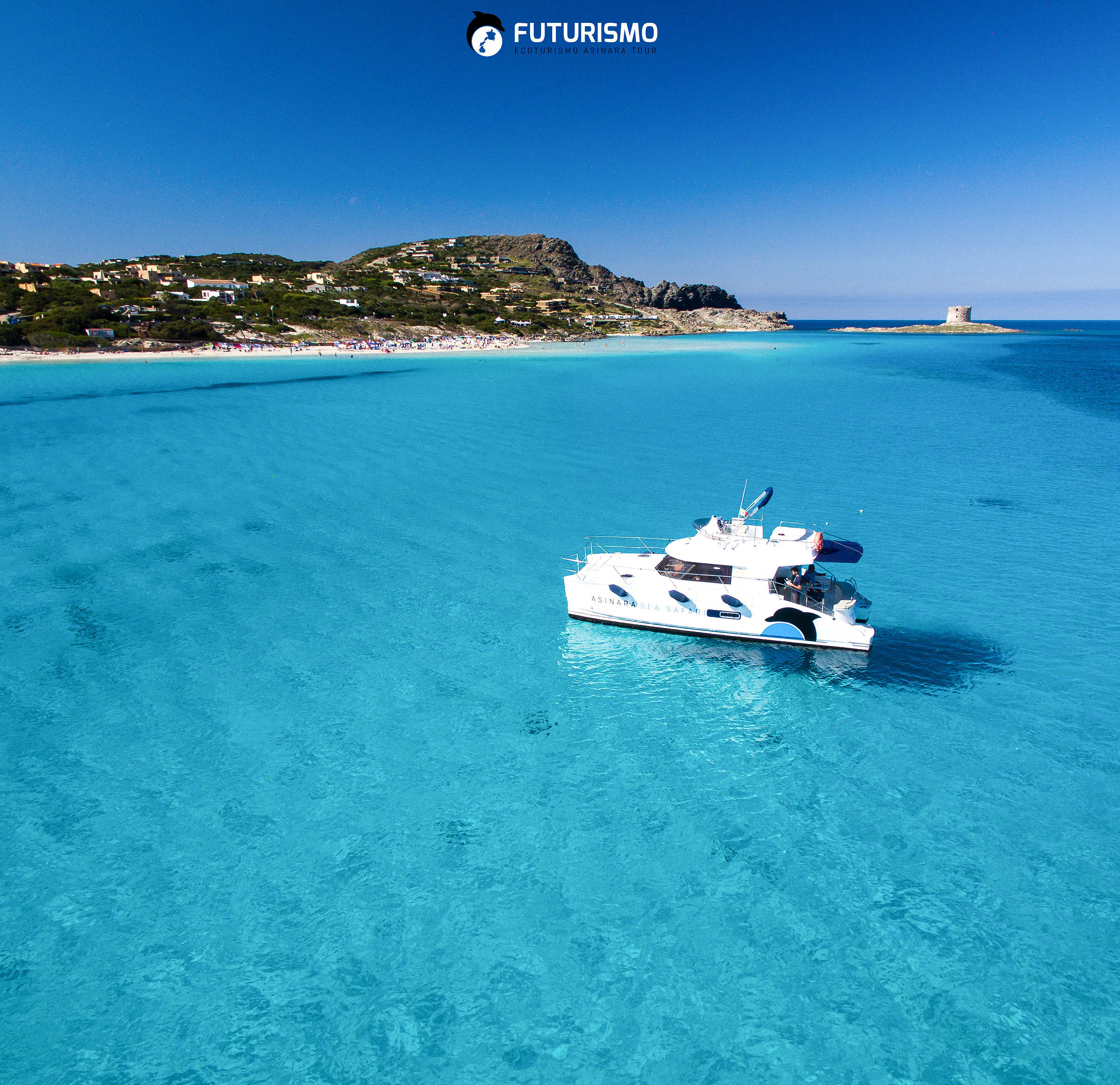 La Pelosa, Stintino in Catamaran