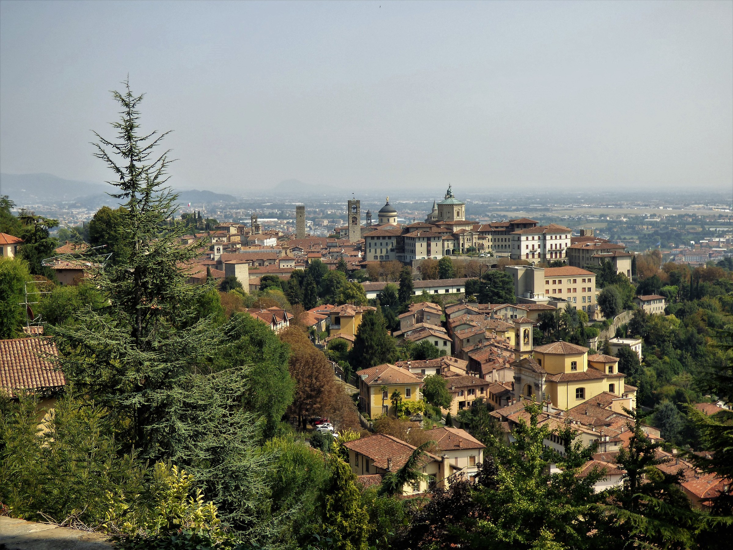 view from the upper town