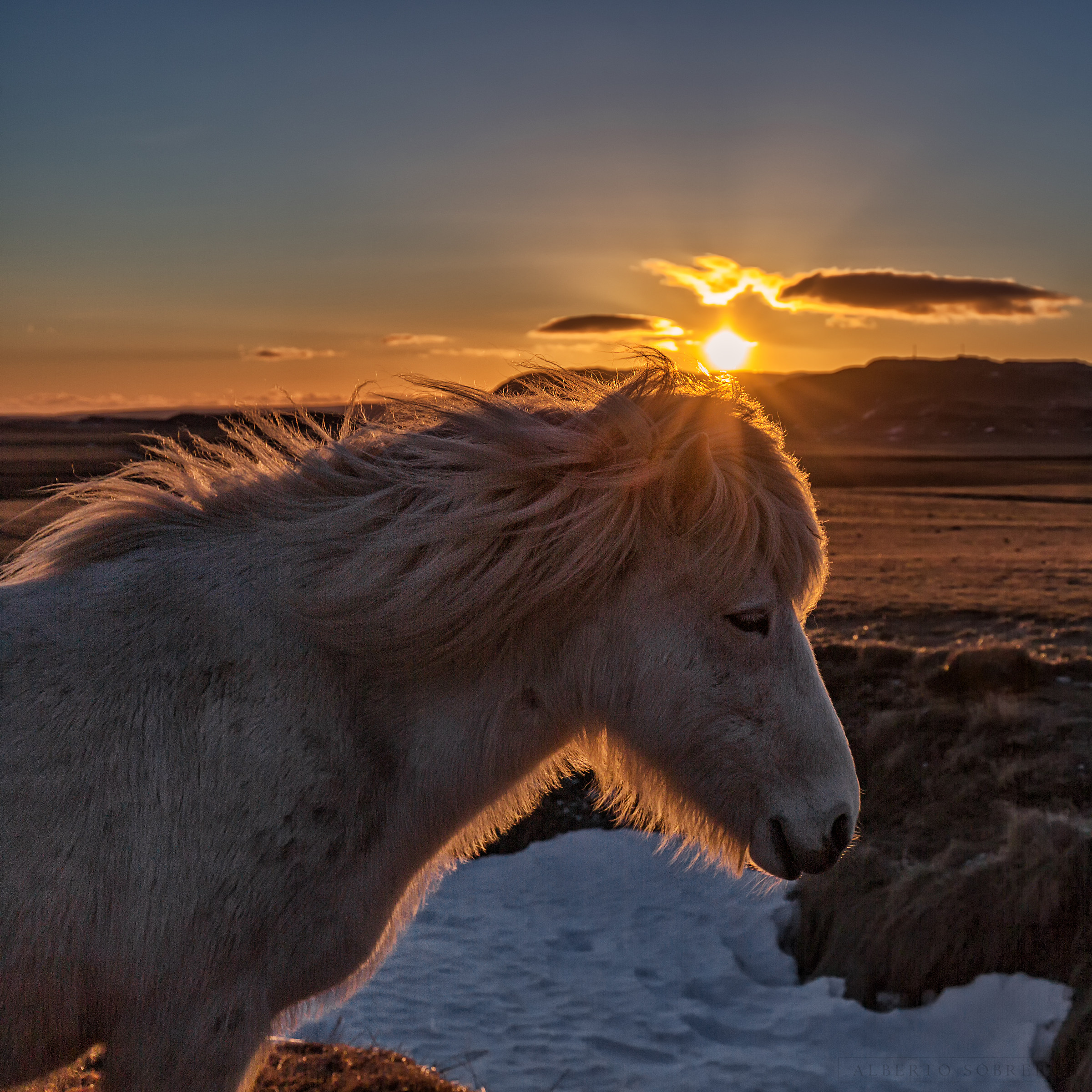 The end of a day in Fluðir