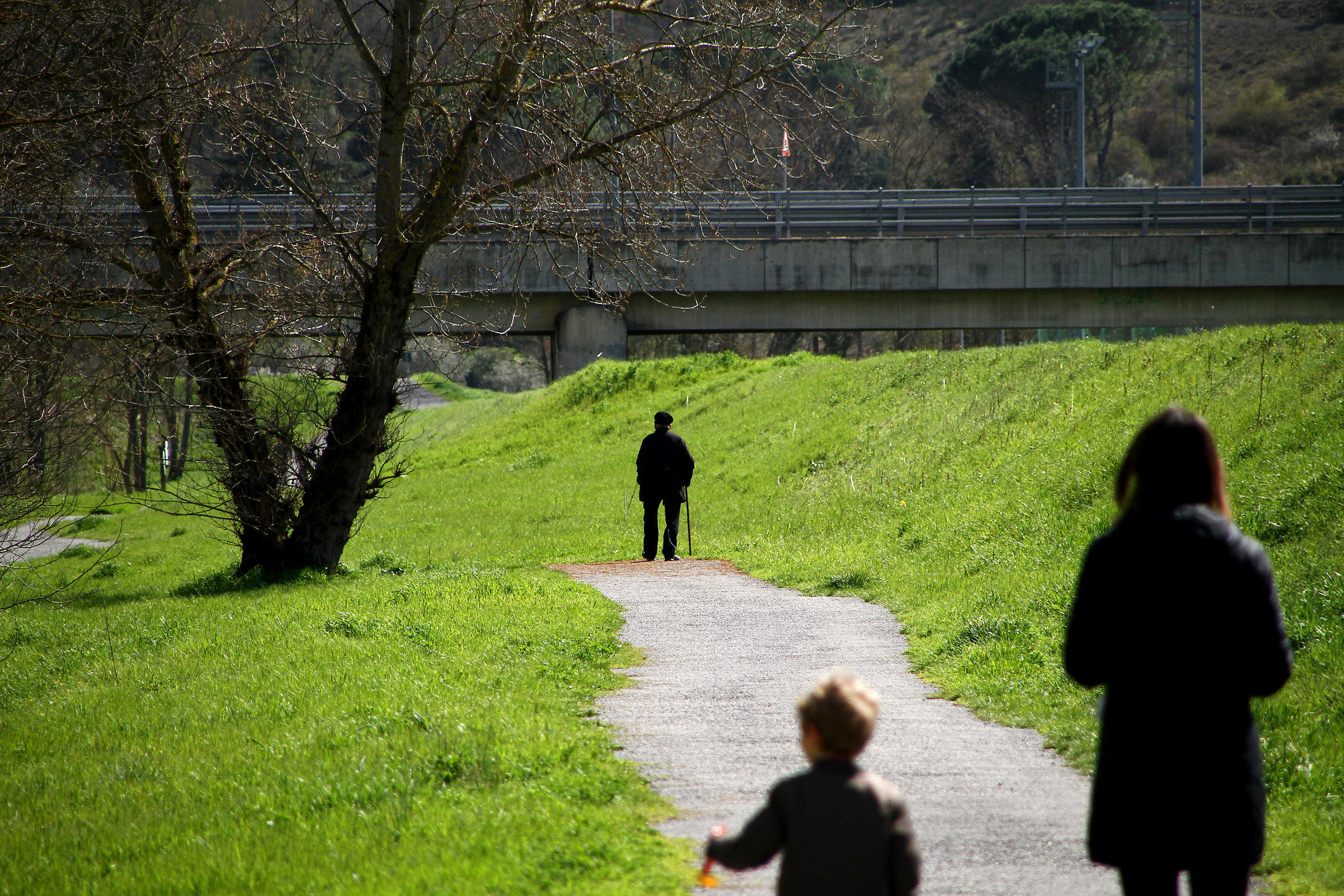 walk along the river Pesa